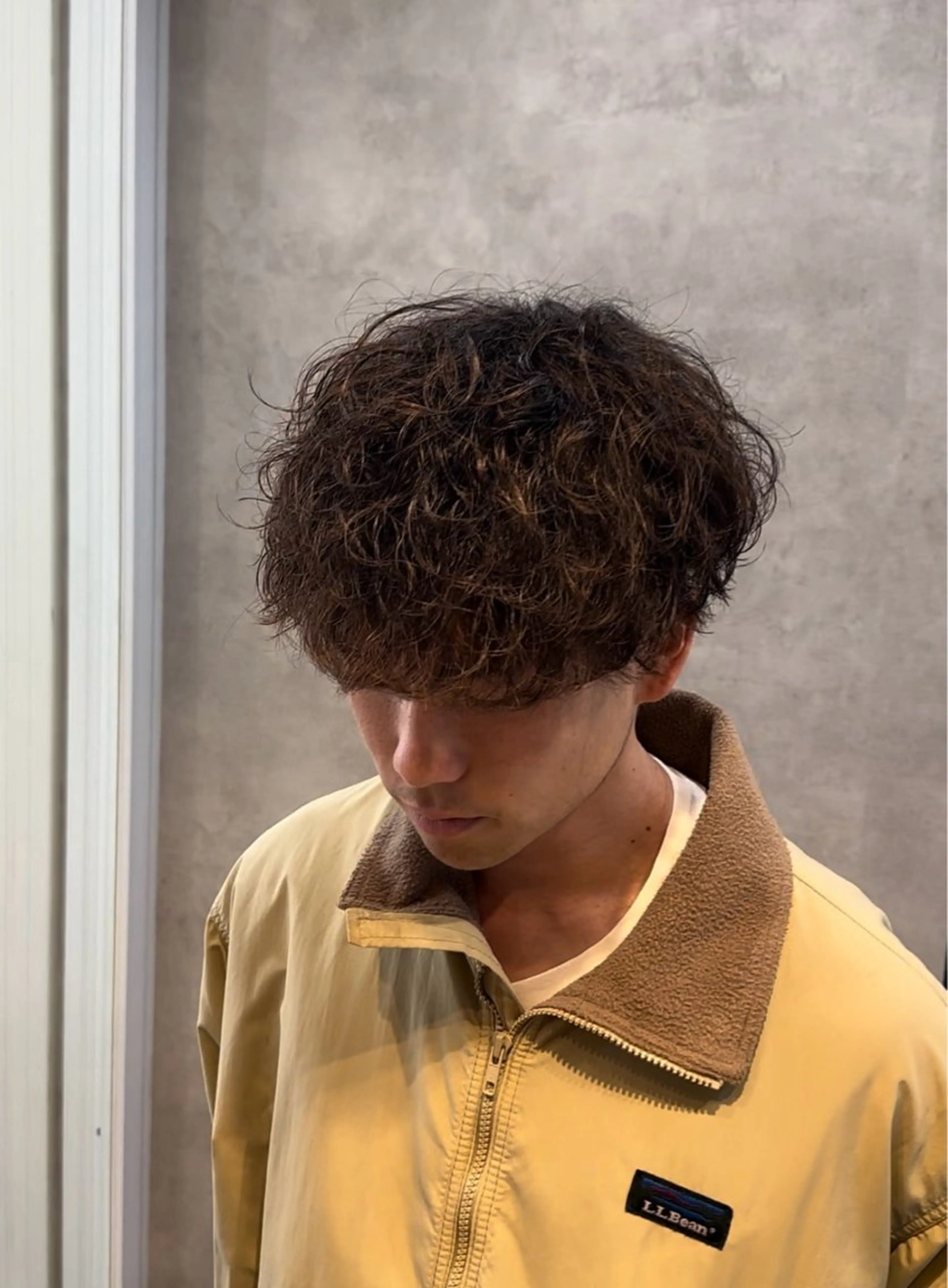 パーマ メンズ カット パーマ 🪮メンズパーマ🪮 池田雅侑のヘアスタイル