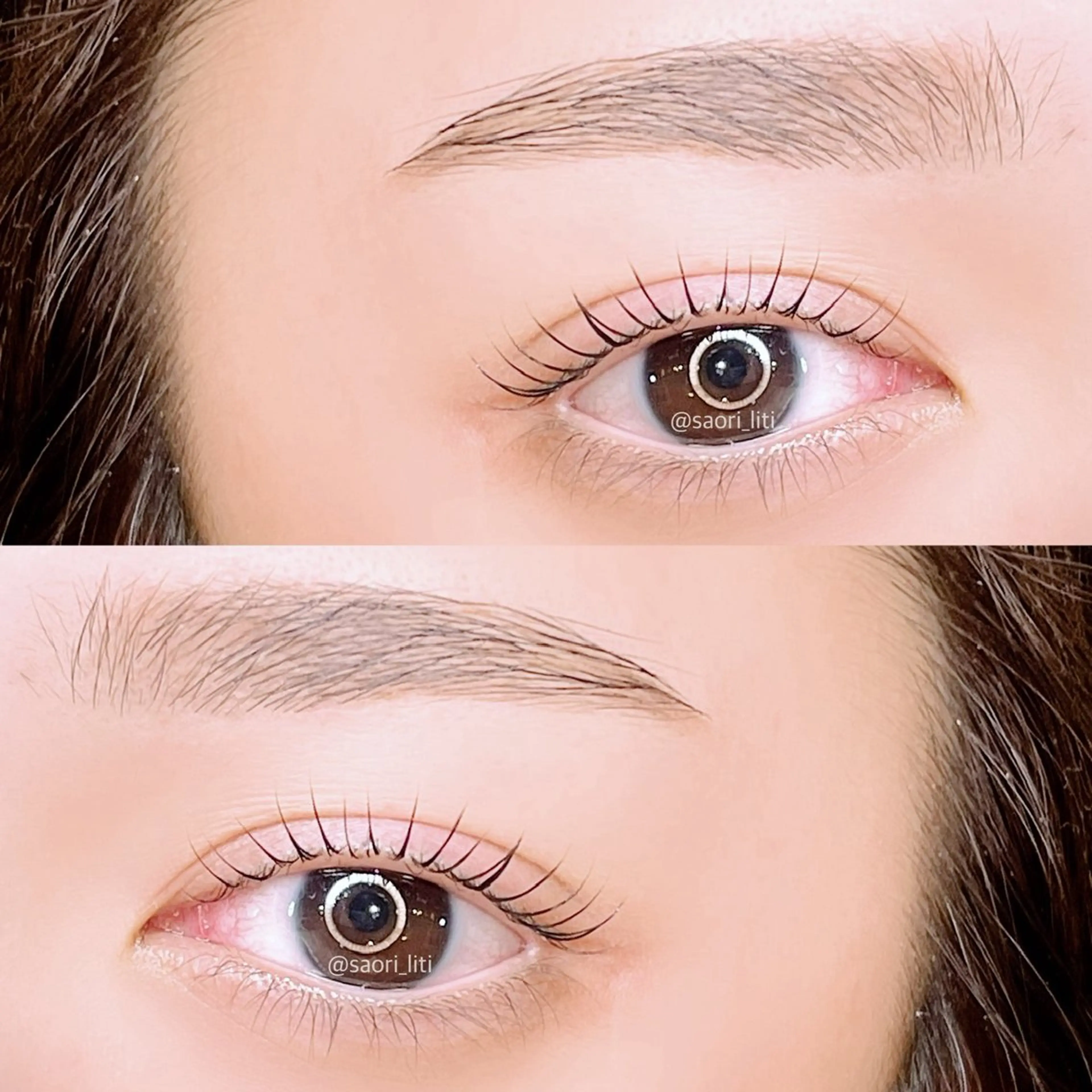 まつ毛【ラッシュリフト】+眉毛【ブロウリフト×アイブロウWAX脱毛】15100円→14000円の写真