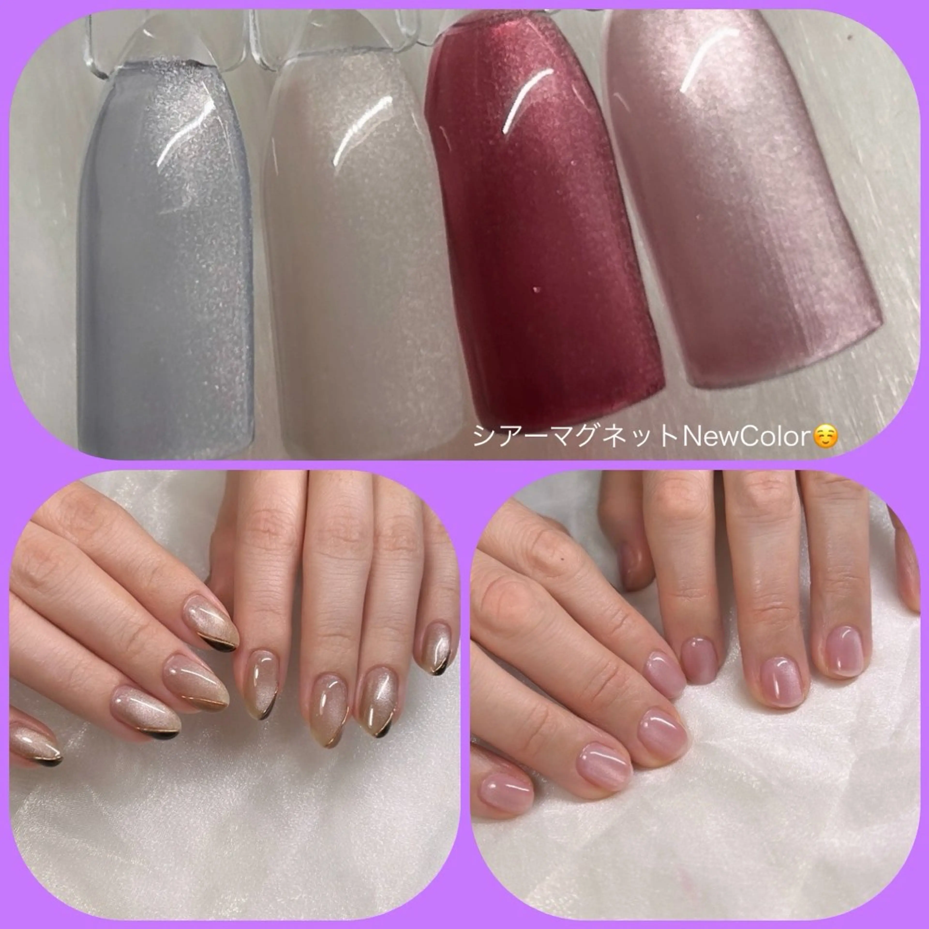 ネイル マグネットネイル ネイル/耳つぼ /新ホワイトニングのネイルデザイン