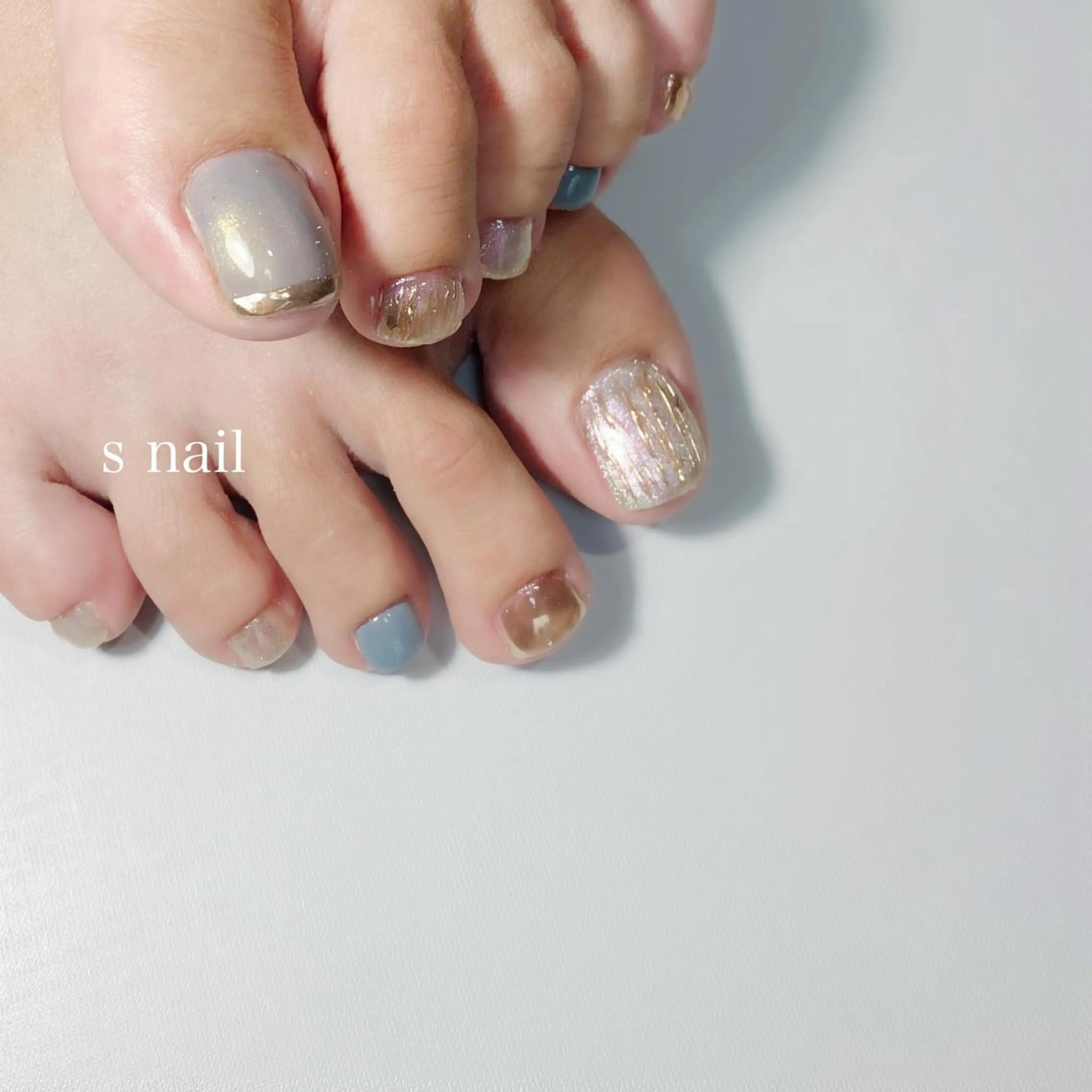 ネイル フットネイル s nail さとよしみゆきのネイルデザイン