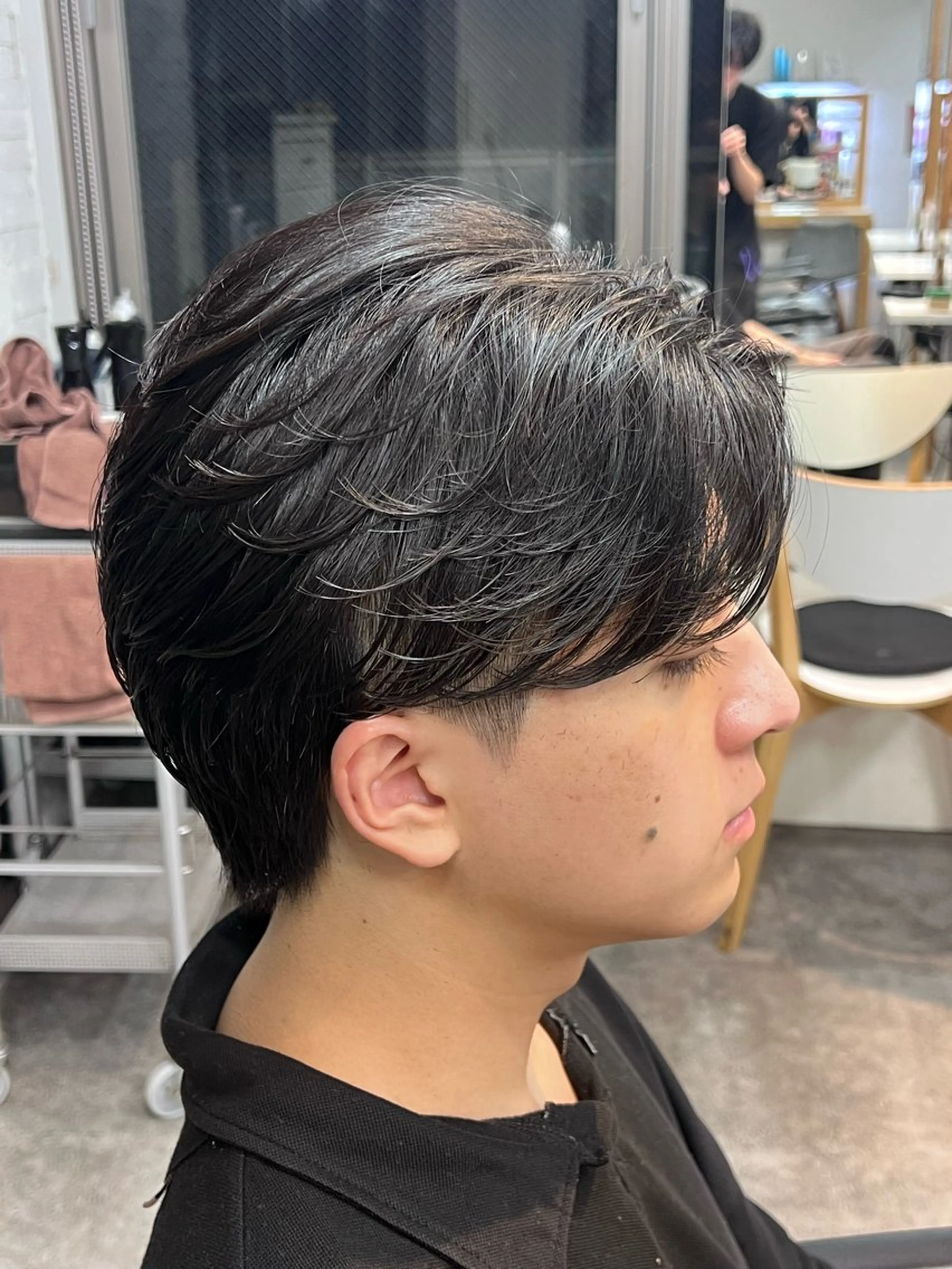 パーマ メンズ フェザーパーマ メンズパーマ ニュアンスパーマ パーマ 原宿 フェザーパーマ fifth イノウエのヘアスタイル