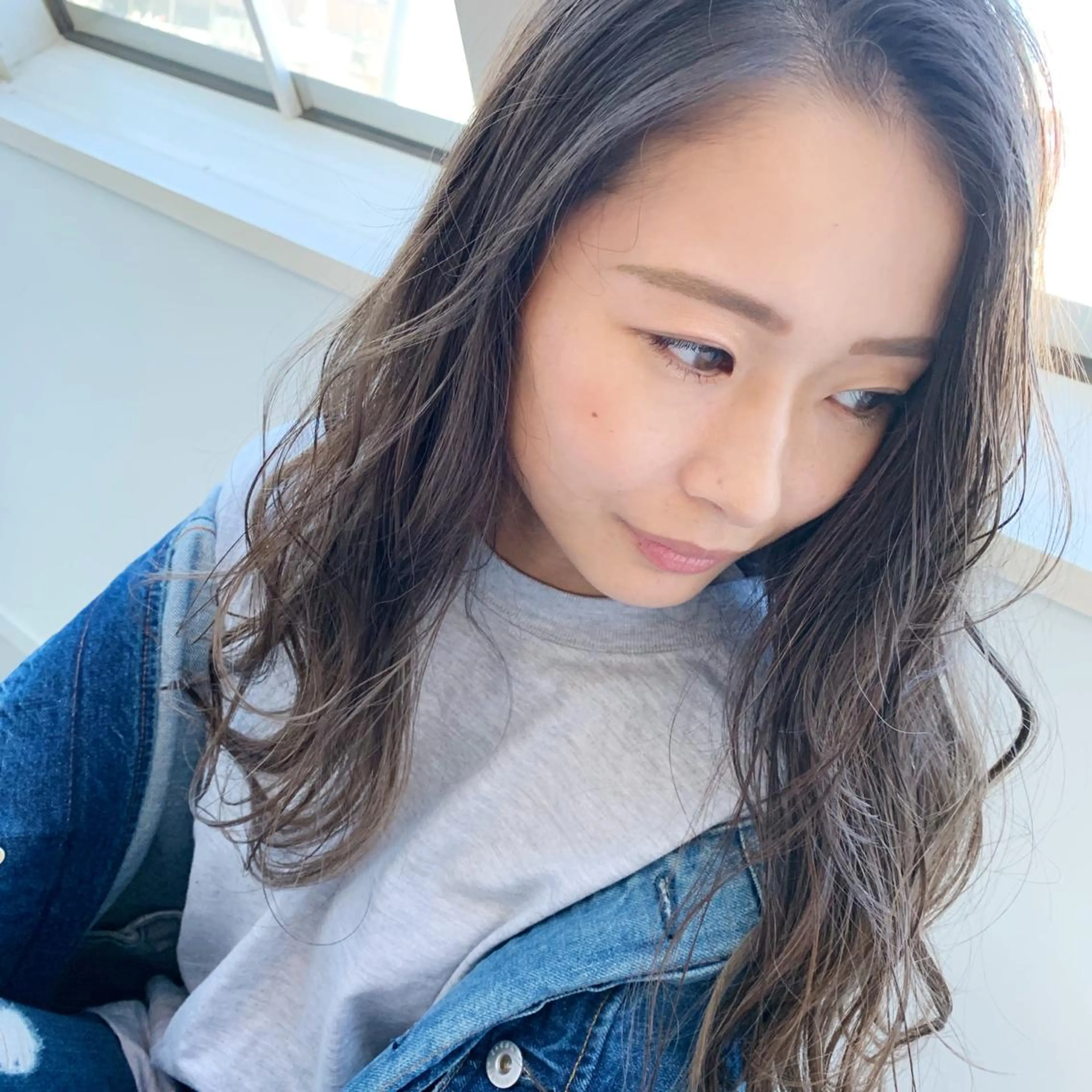 ロング ヘアカラー 村阪 由美子のヘアスタイル