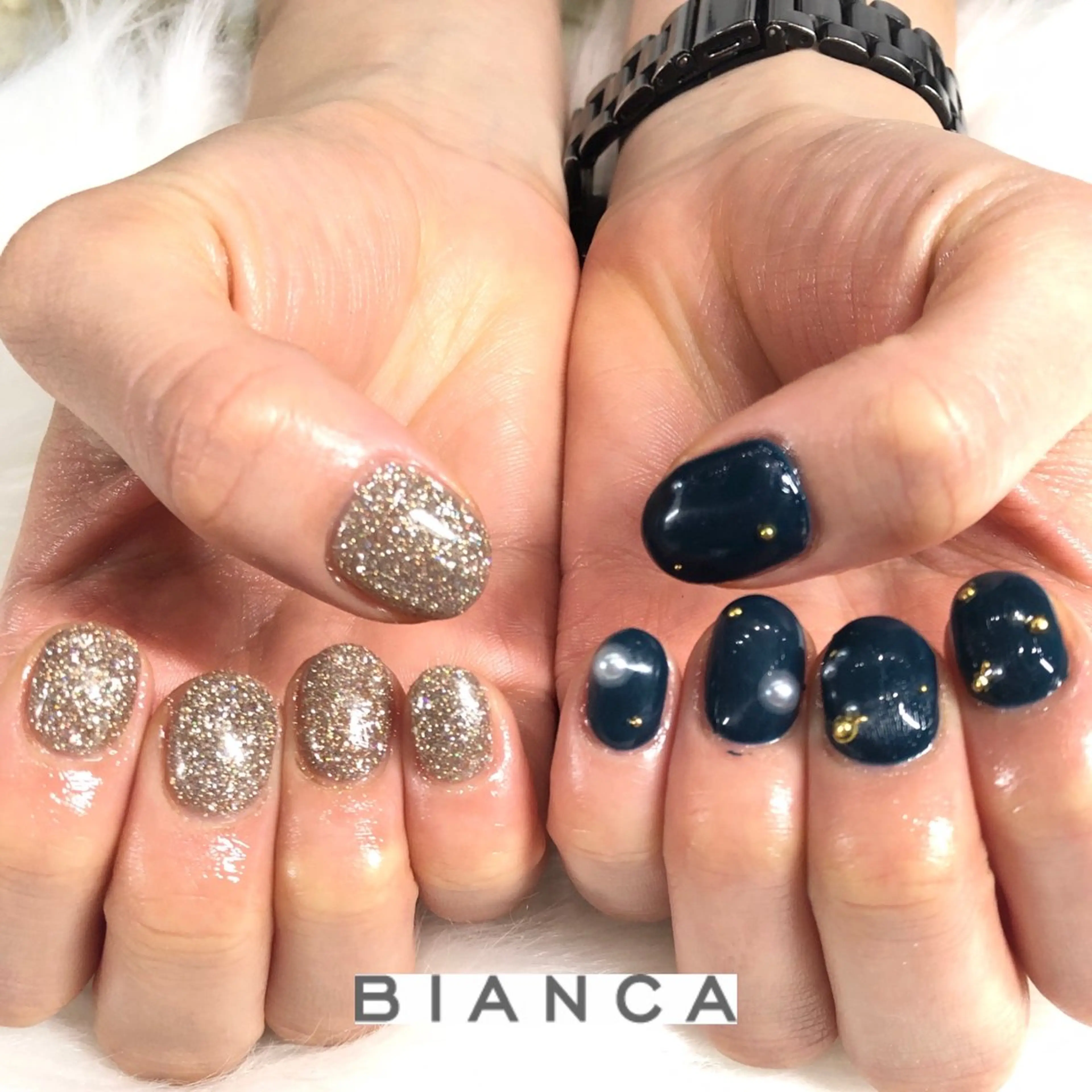 ネイル ハンドネイル Bianca 溝の口 ASANOのネイルデザイン