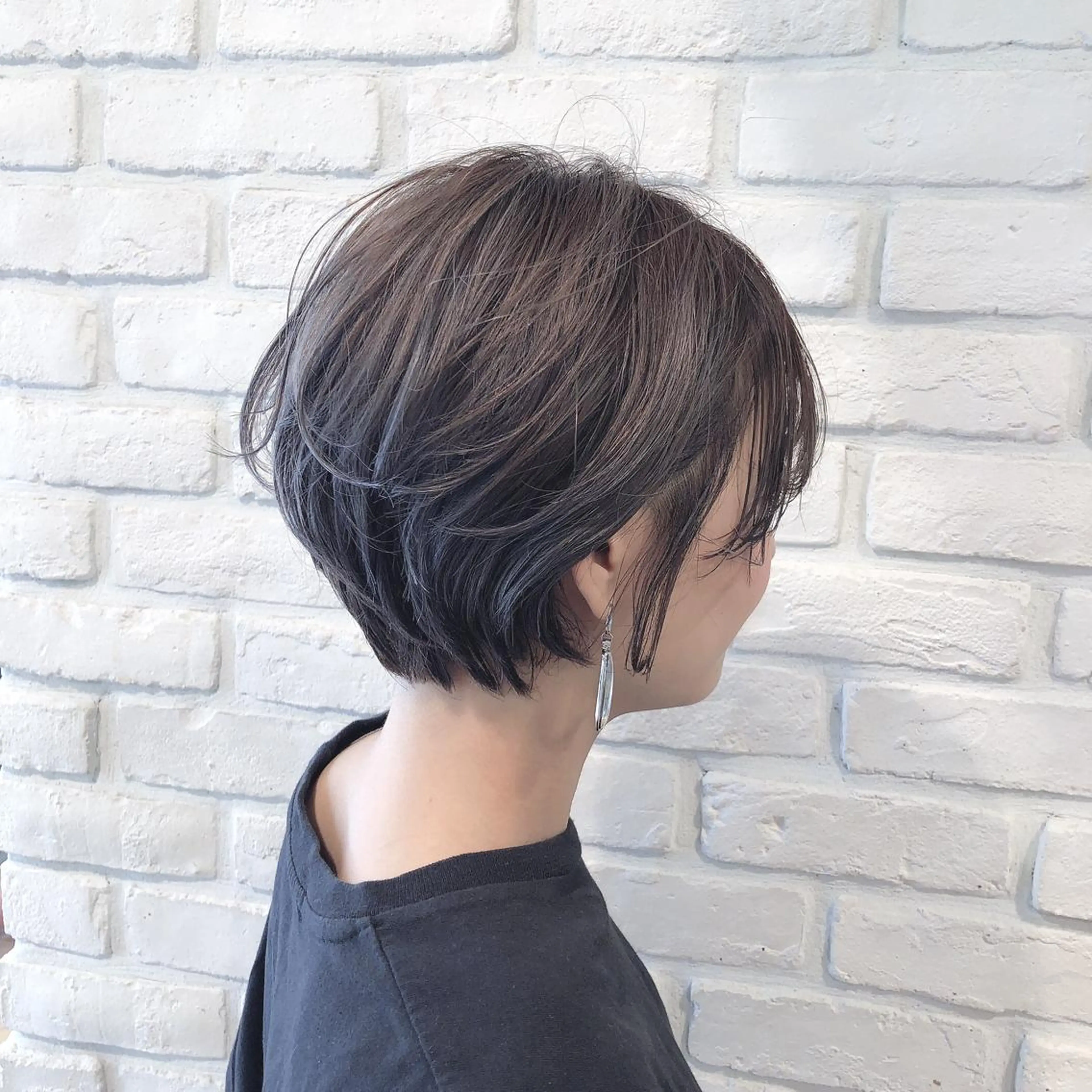 ショート カラー ショートヘア ブラウンベージュ 🐻五十嵐ゆりのヘアスタイル