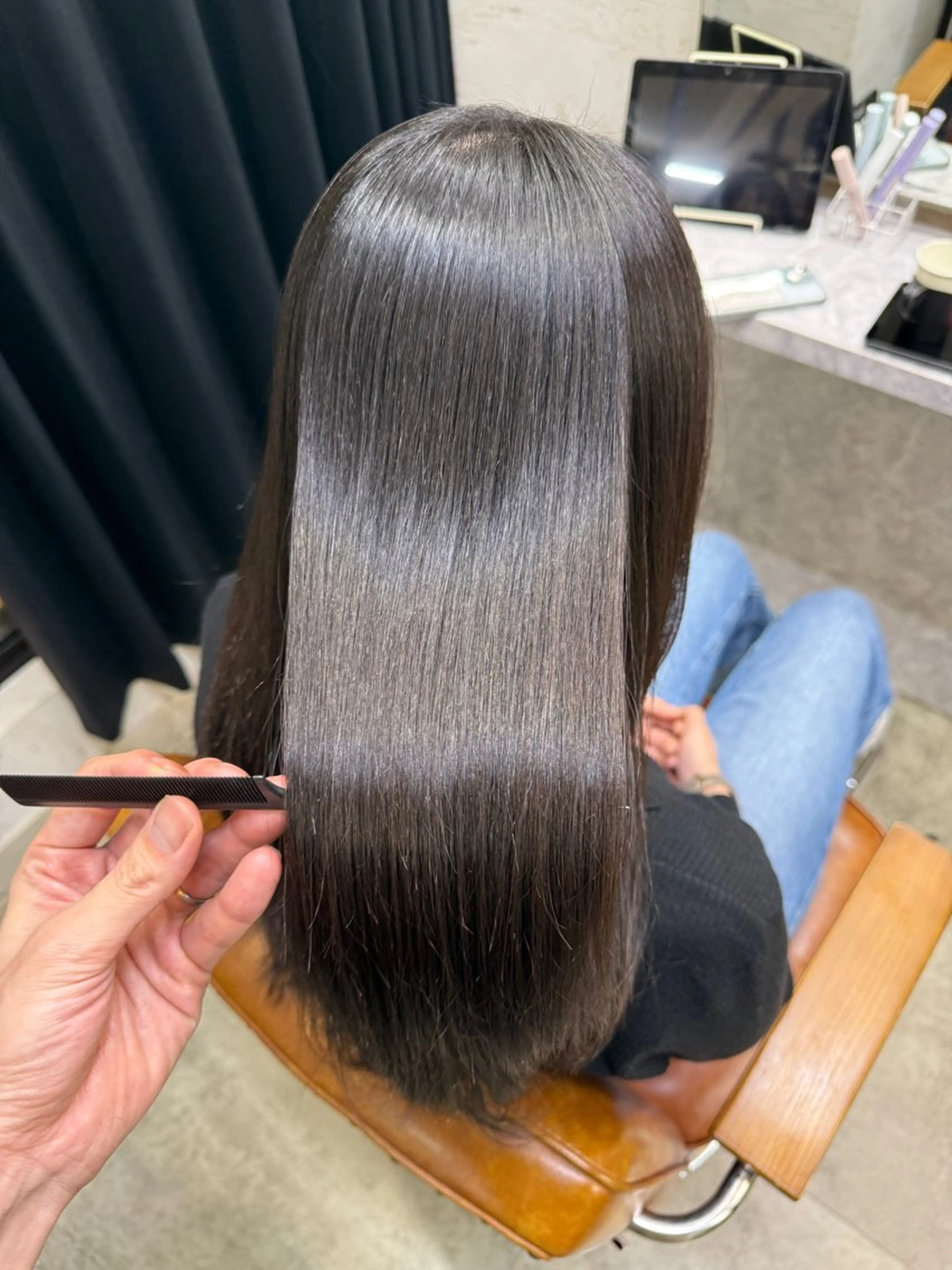 ロング ⭐️立川/縮毛矯正 /髪質改善⭐️のヘアスタイル