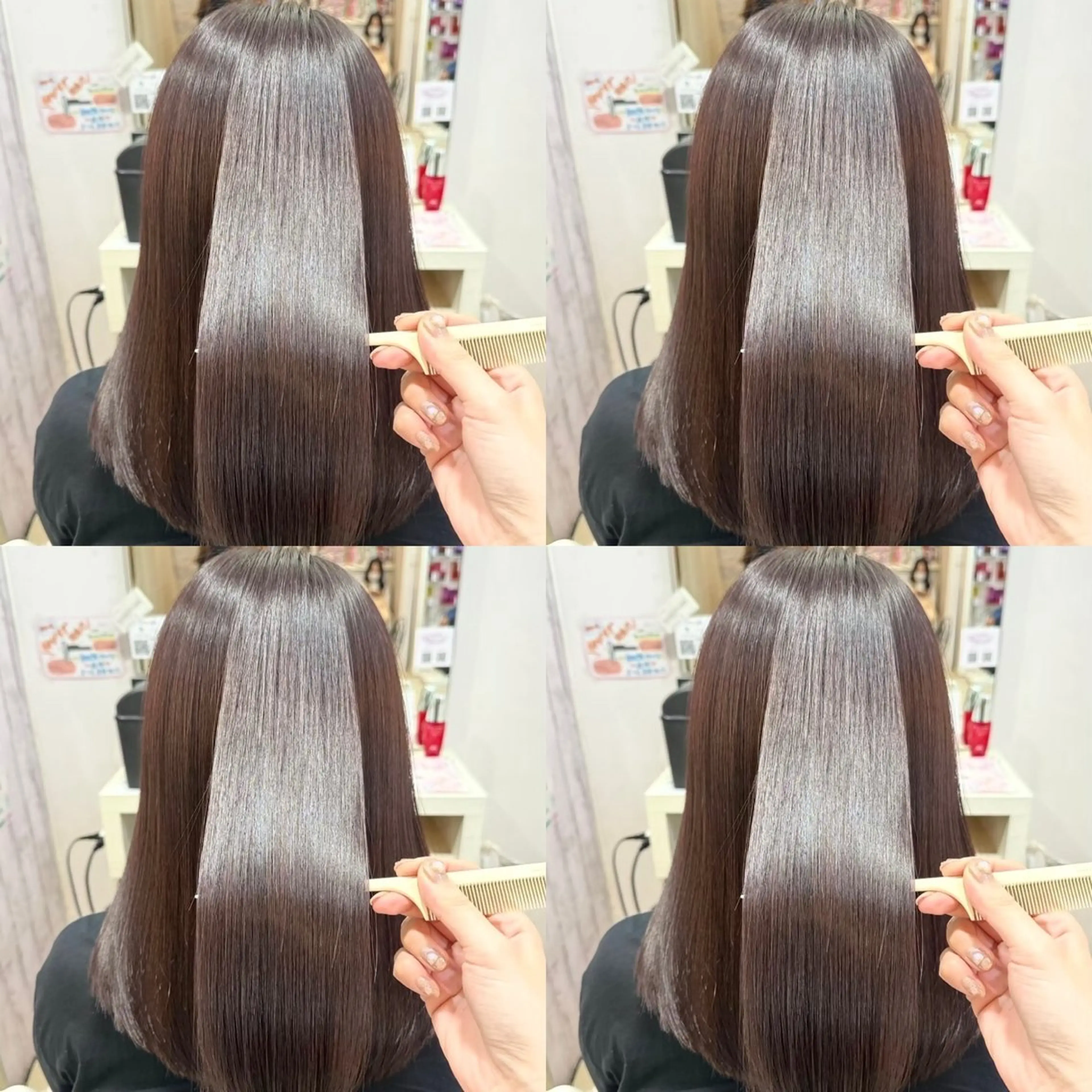 【初めての髪質改善💍】髪質改善縮毛矯正🔮➕ケアトリートメント💧¥24200→¥11000の写真