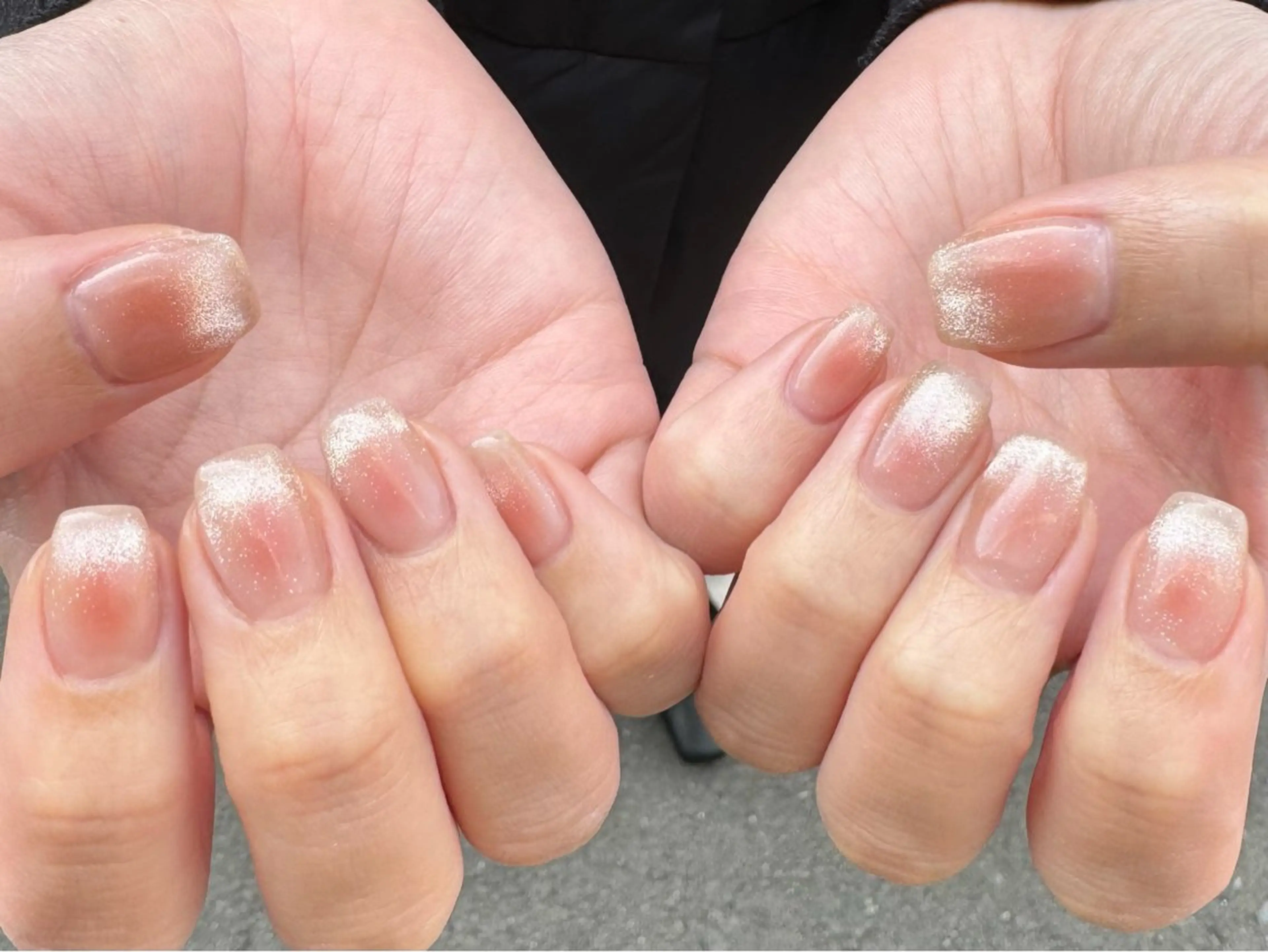 ネイル アートネイル フレンチネイル 韓国ネイル マグネットネイル 持ち込み MH_ Nailのネイルデザイン