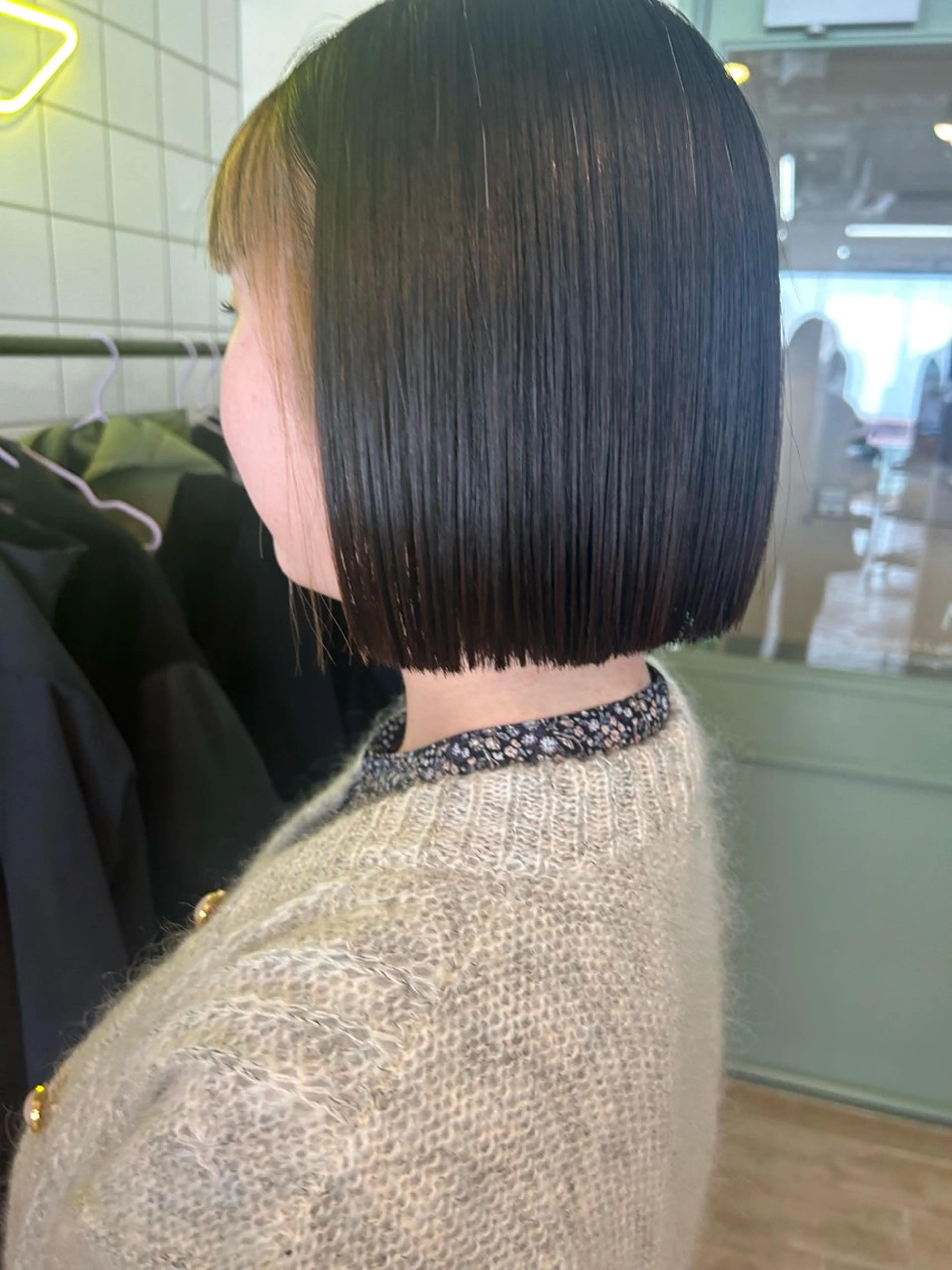 ショート ボブ 韓国風レイヤー/新潟 /小新/愛咲🎀のヘアスタイル