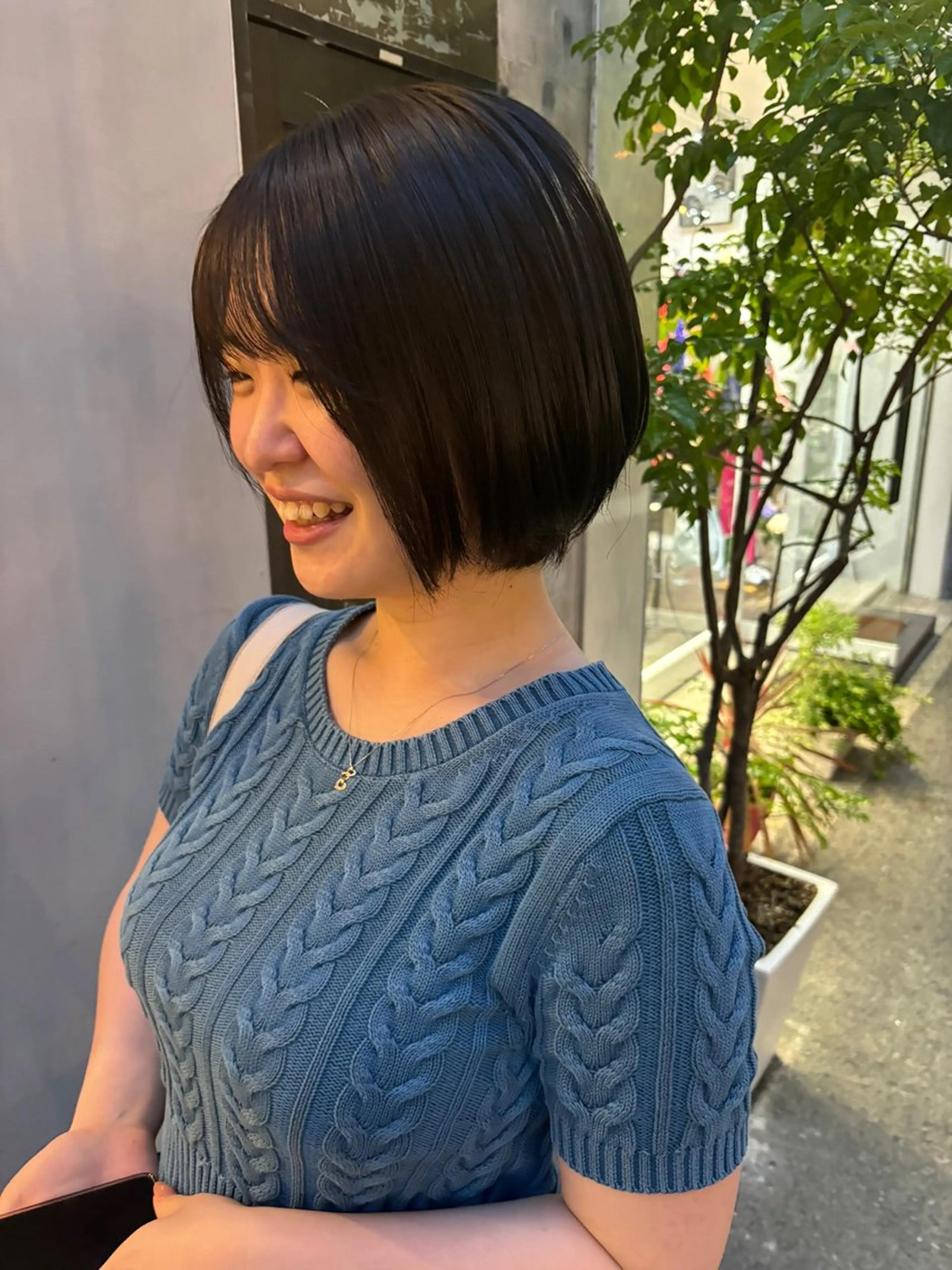 ショート カラー 透明感カラー グレージュ ヘアカラー トリートメント quafelice所属・曽利 心菜のヘアスタイル