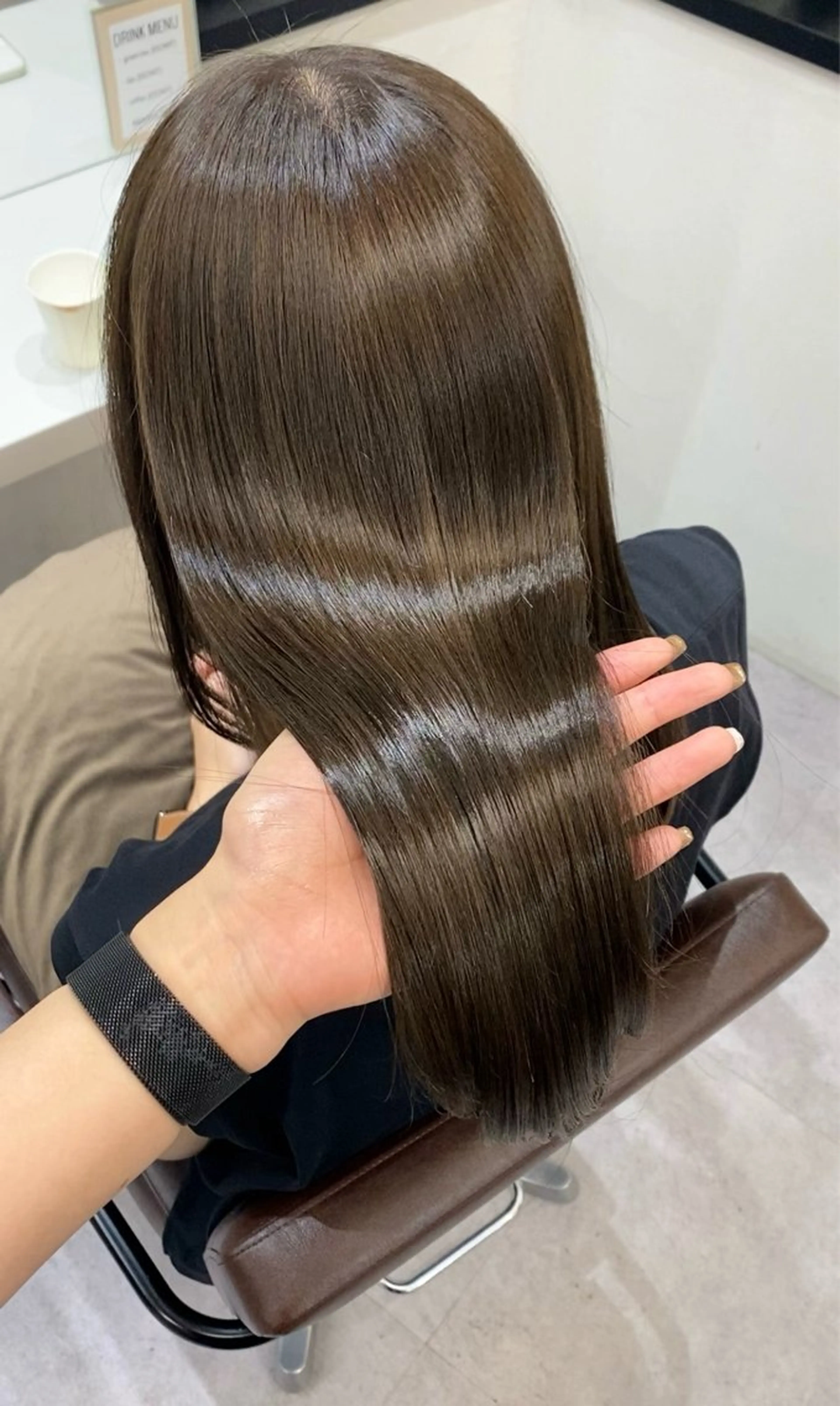 ロング カラー カット ヘアカラー トリートメント Core mikuaのヘアスタイル