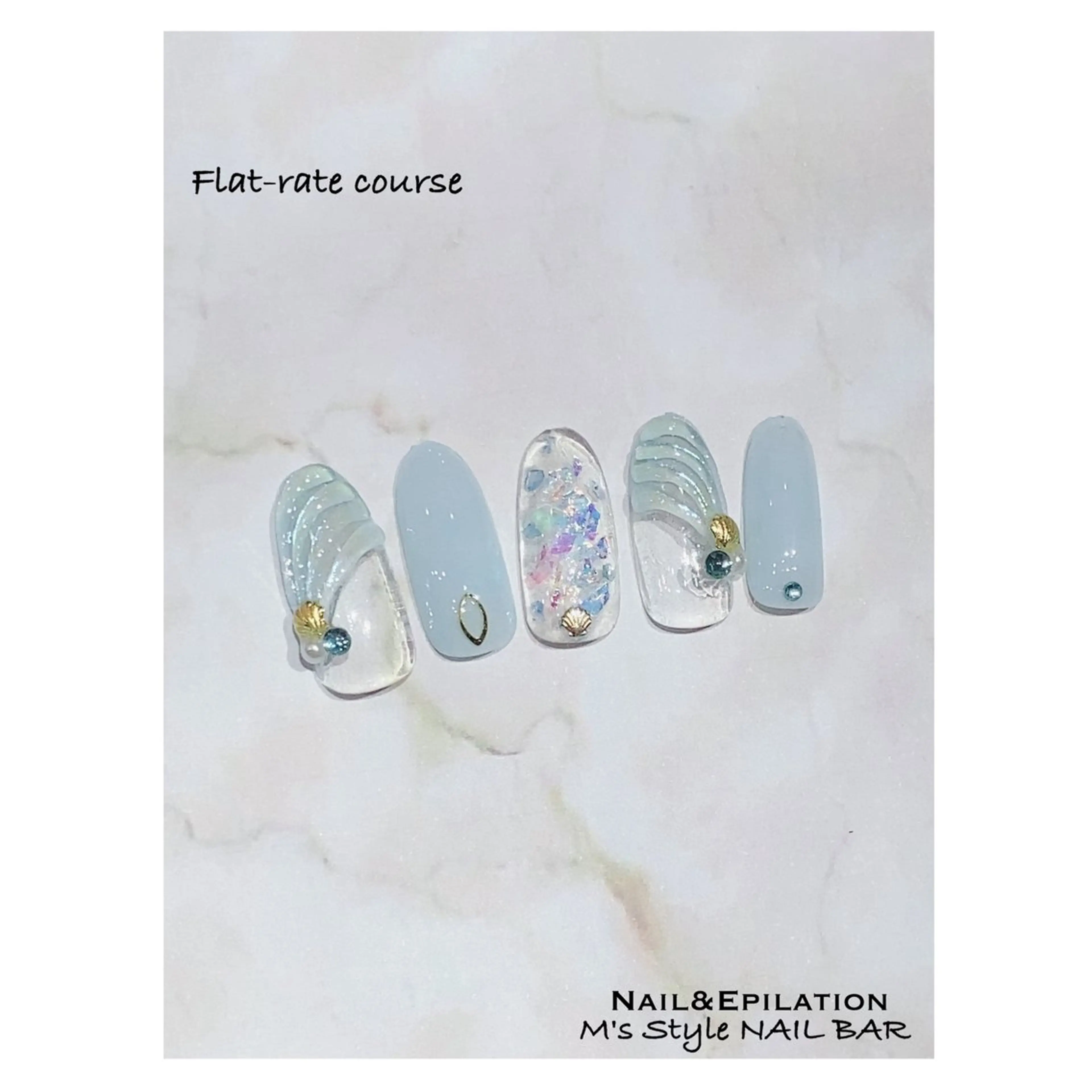 ネイル 成人式 フットネイル フレンチネイル ジェルネイル 韓国ネイル ハンドネイル M's Style NAIL BARのエステ・リラクイメージ