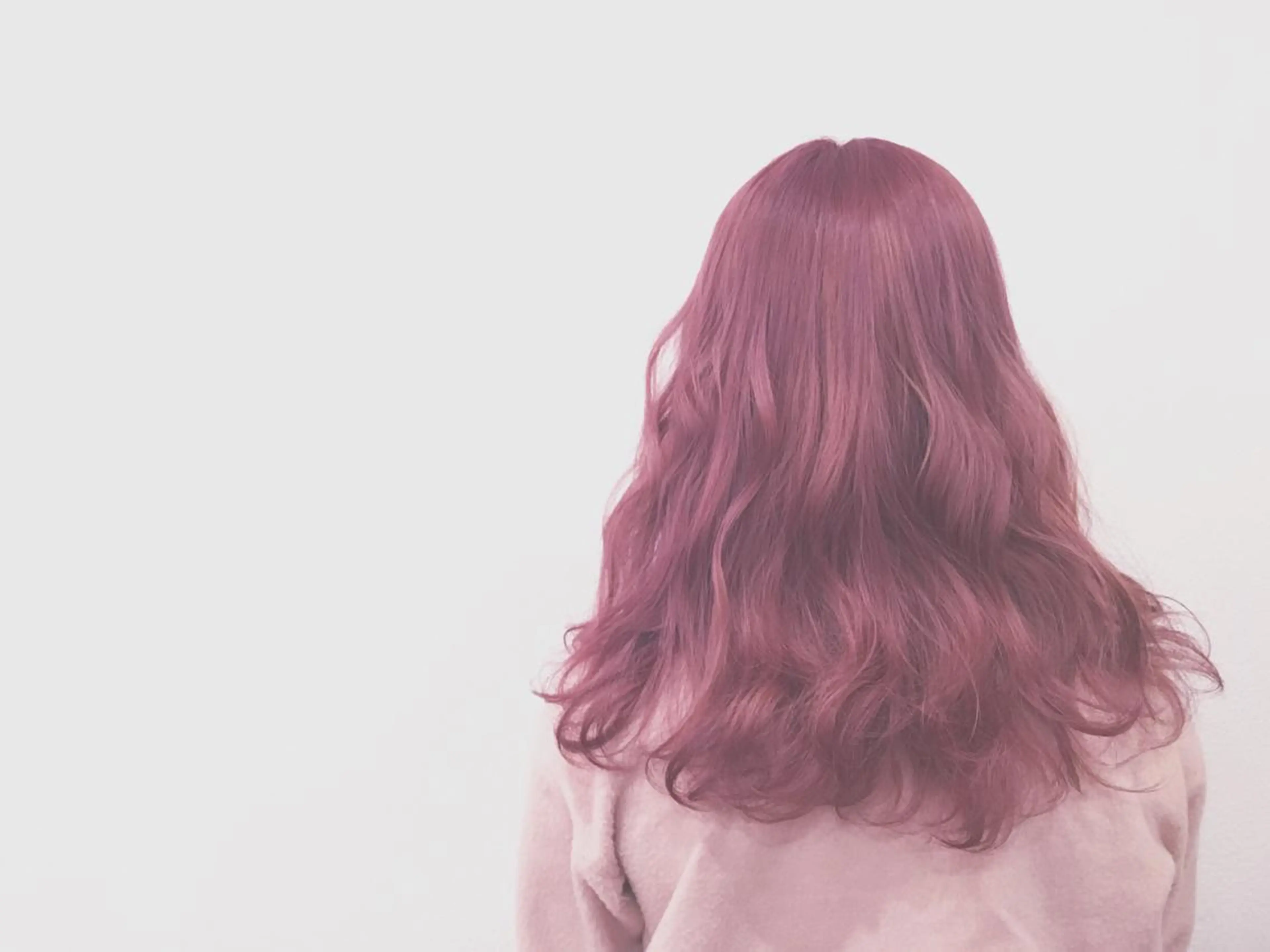 ロング カラー カシス ダブルカラー ピンクカラー てんま さやかのヘアスタイル