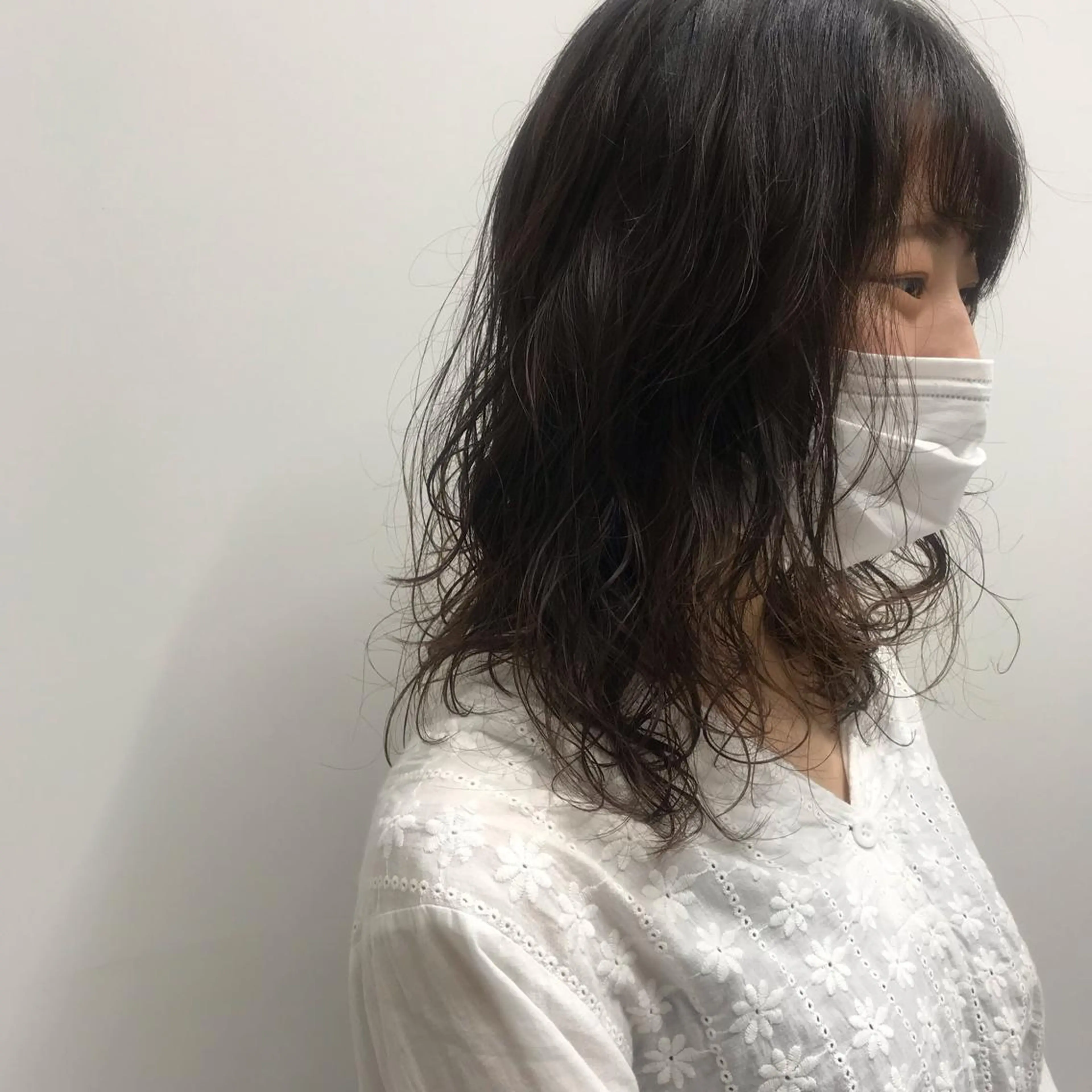 ミディアム パーマ ニュアンスヘア☆樋口 希世☆のヘアスタイル