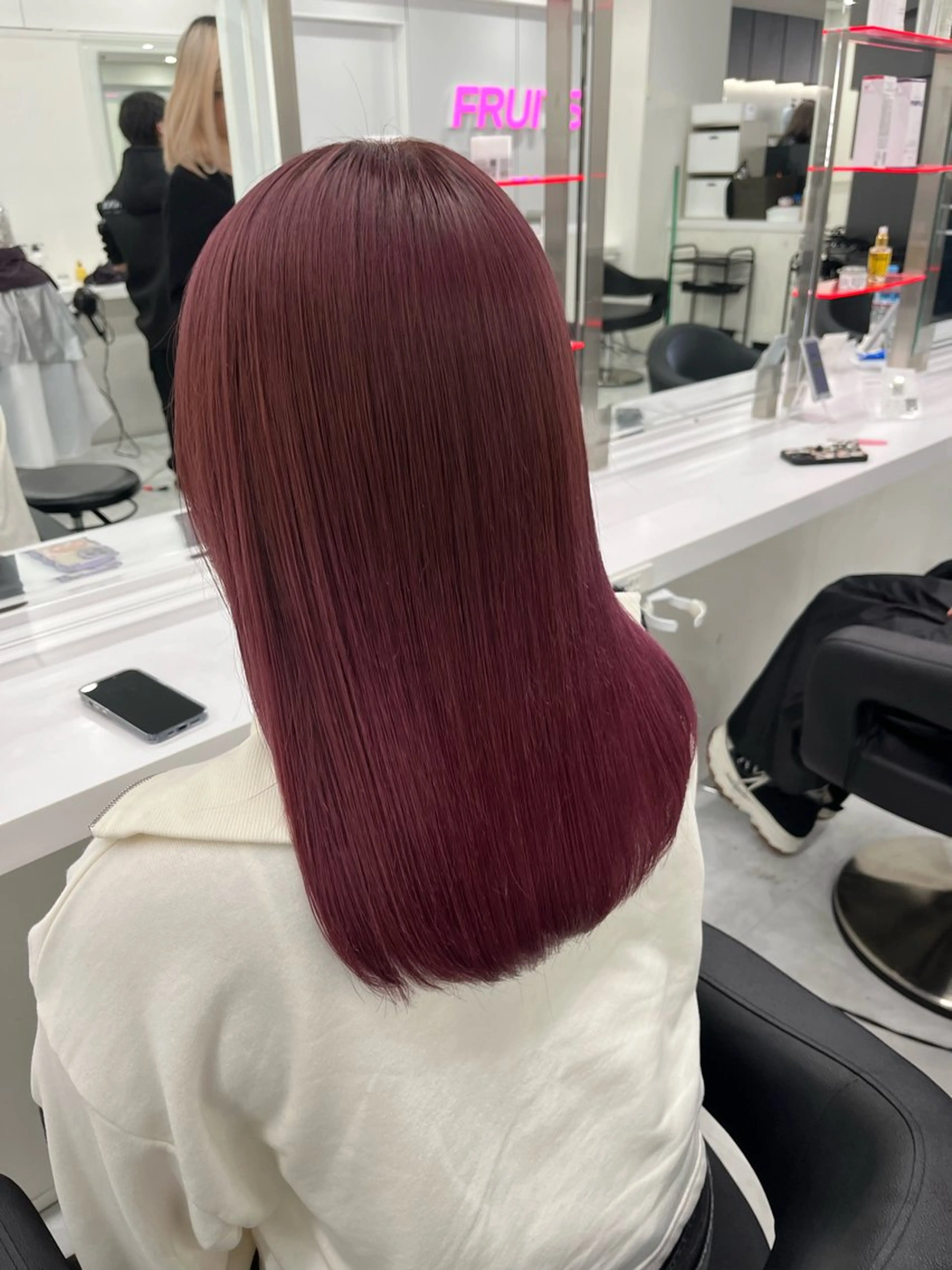 ロング カット ヘアカラー お洒落暖色 🍒AOI🍒のヘアスタイル