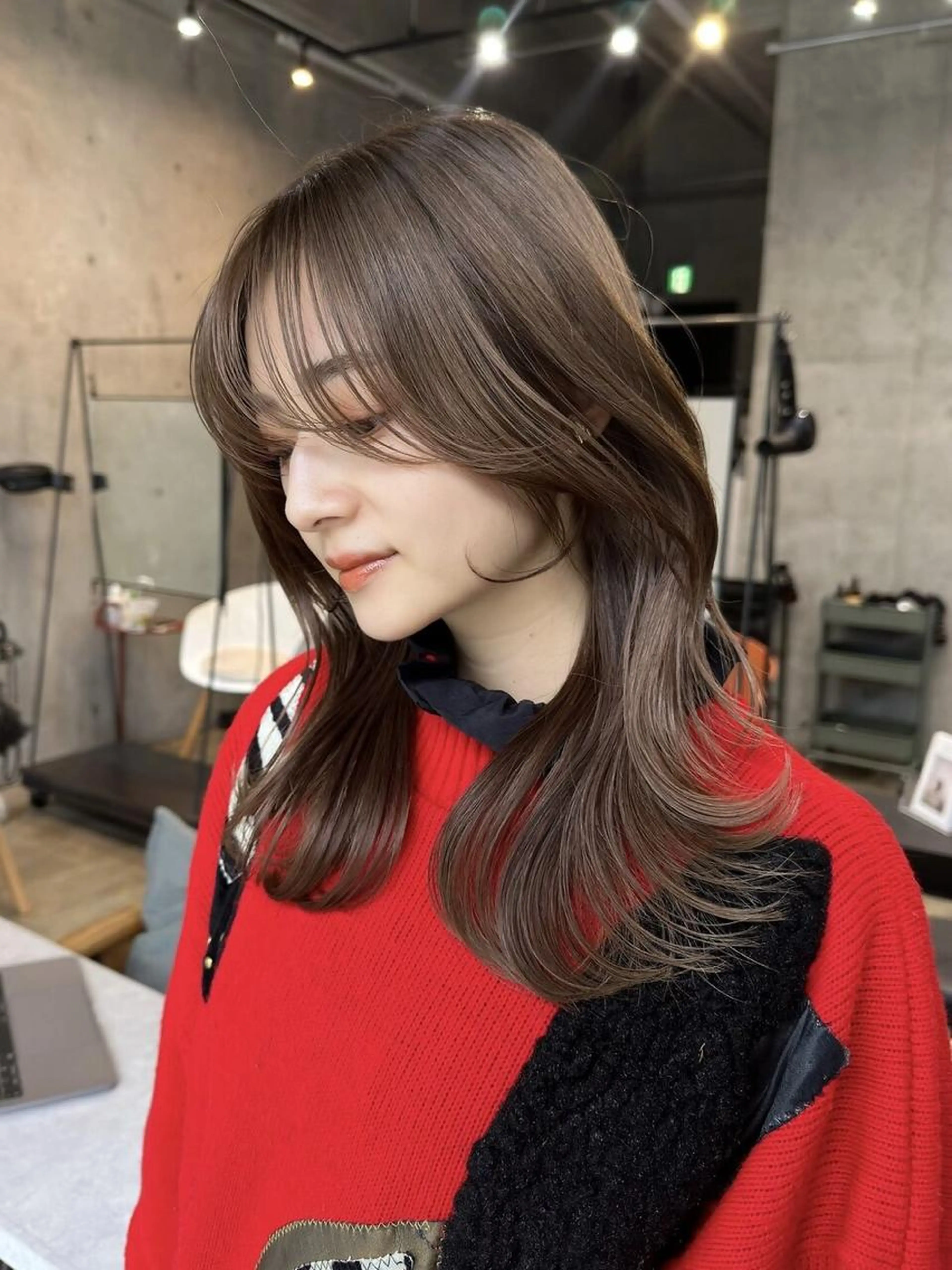 💕minimo限定💕✨カット＋ブリーチなしダブルカラー＋髪質改善トリートメント✨の写真