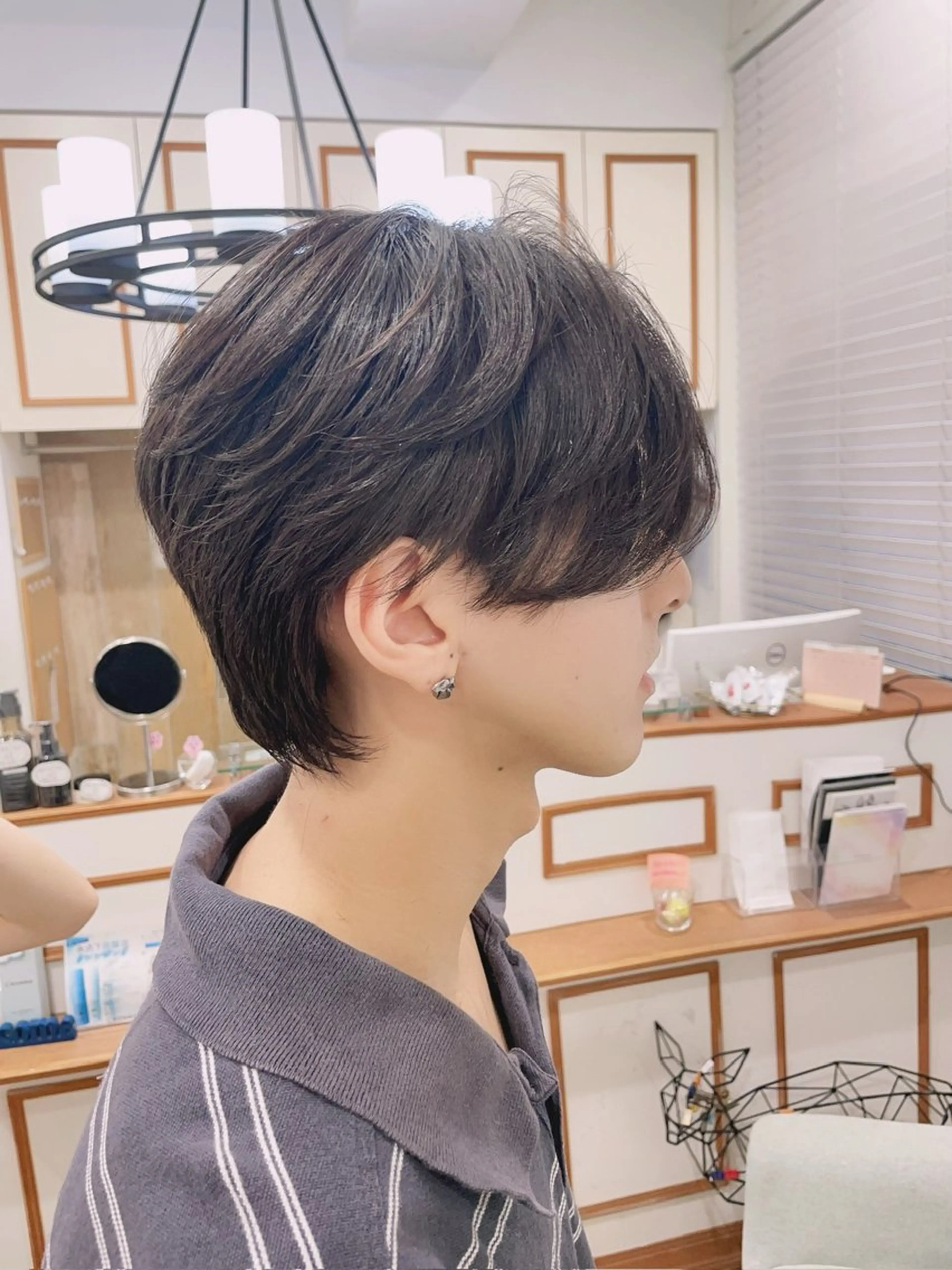 ショート メンズ カット パーマ 🇰🇷韓国風カット 🇰🇷　鈴木海斗のヘアスタイル