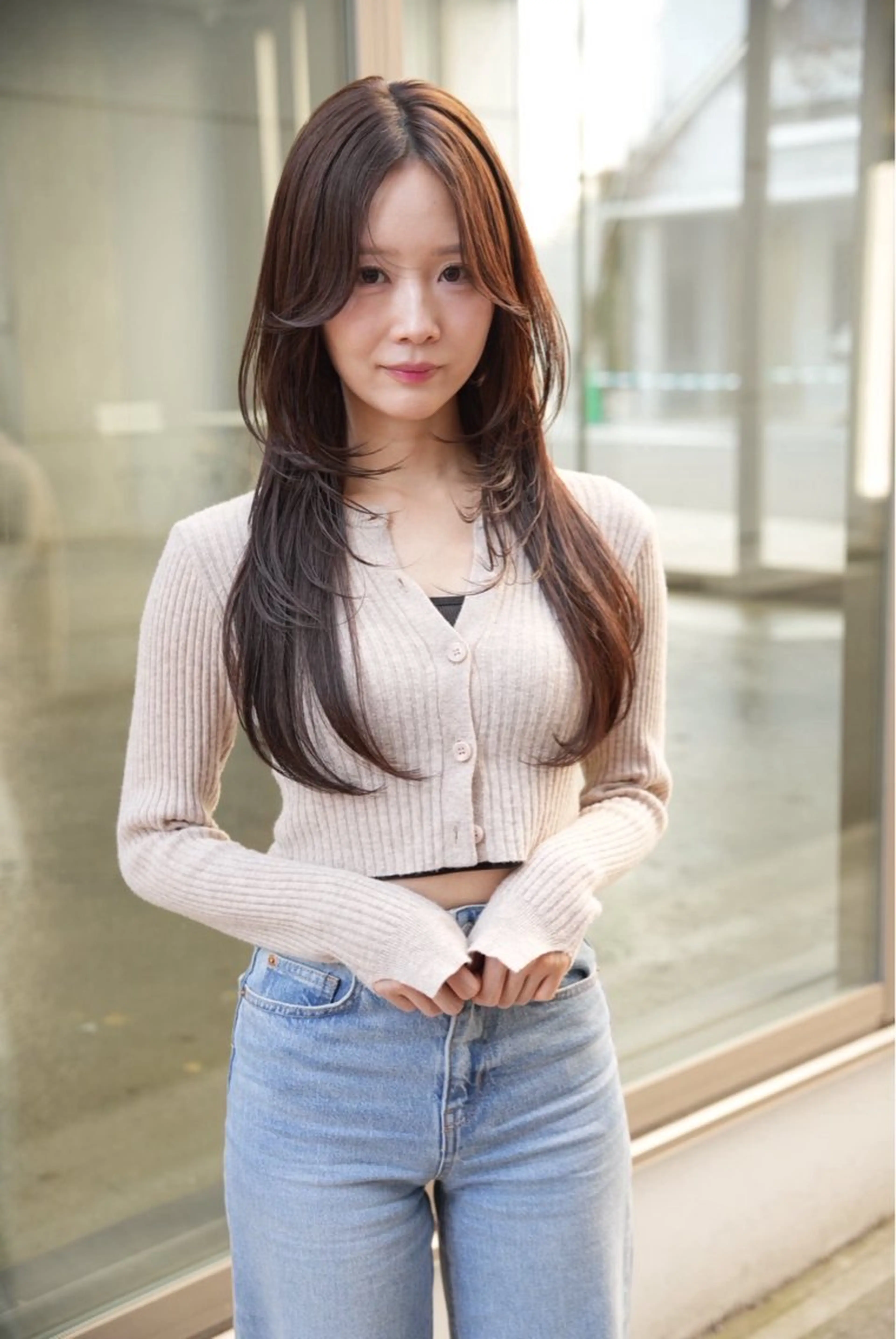 ロング ヘアカラー ヘッドスパ soigne 表参道【ソワネ】所属・艶髪🩰透明感カラー 🫧あやみのヘアスタイル