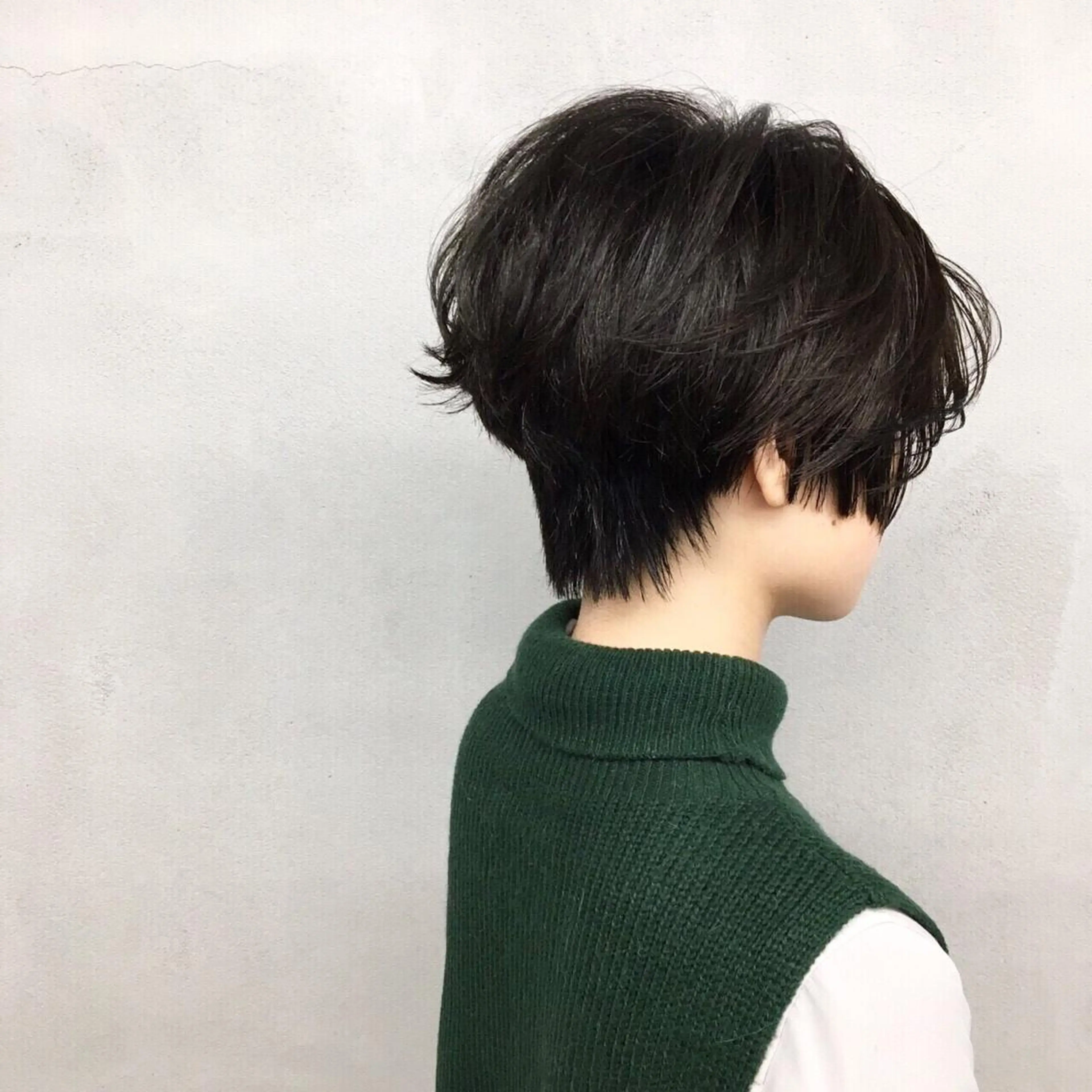 ショート カラー ブルーカラー ショートヘア カット ヘアカラー トリートメント ボブ/ショート/ 白髪染め/メンズ葛西のヘアスタイル