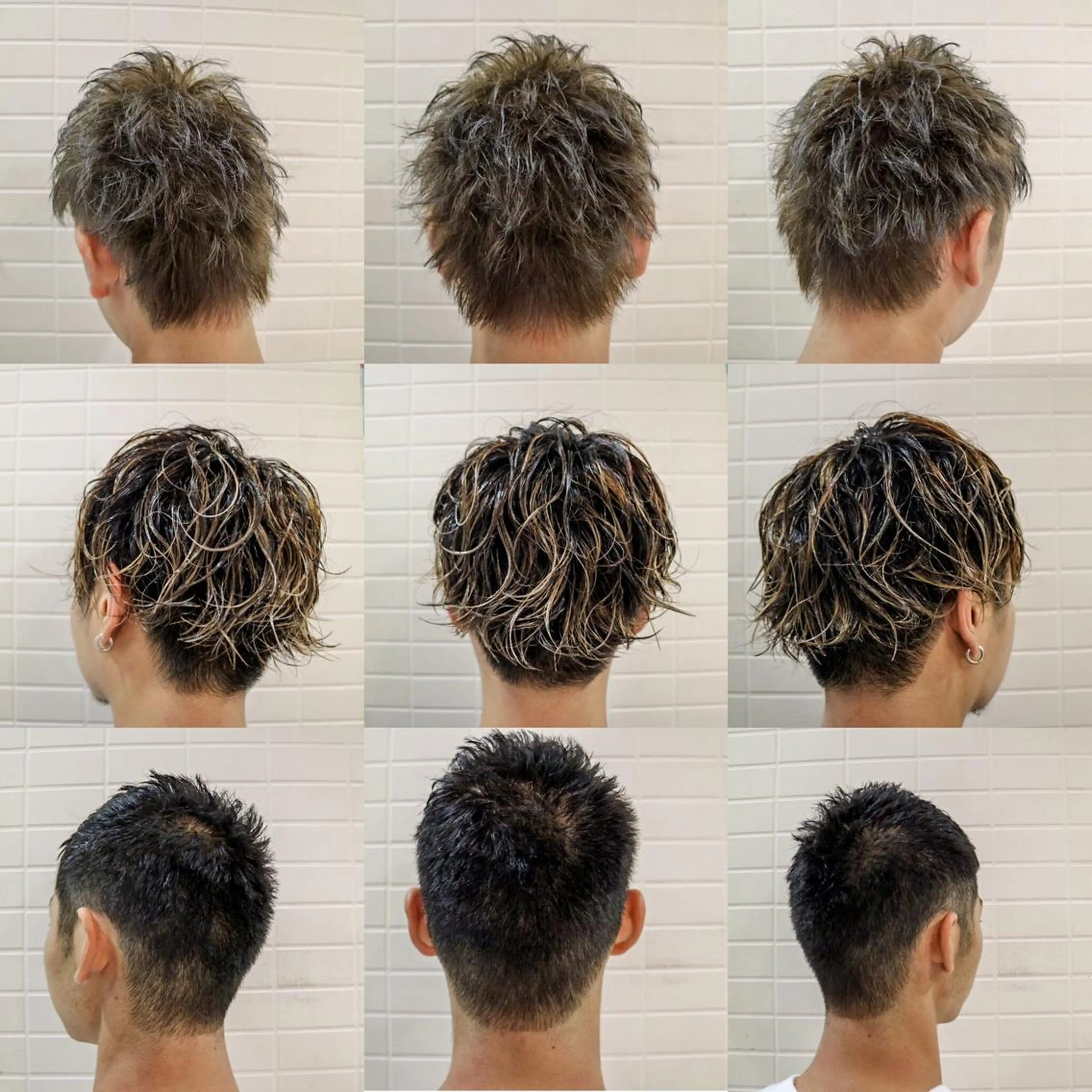 ショート カラー パーマ メンズ 居心地の良さ◎ 明るいお店です◎のヘアスタイル