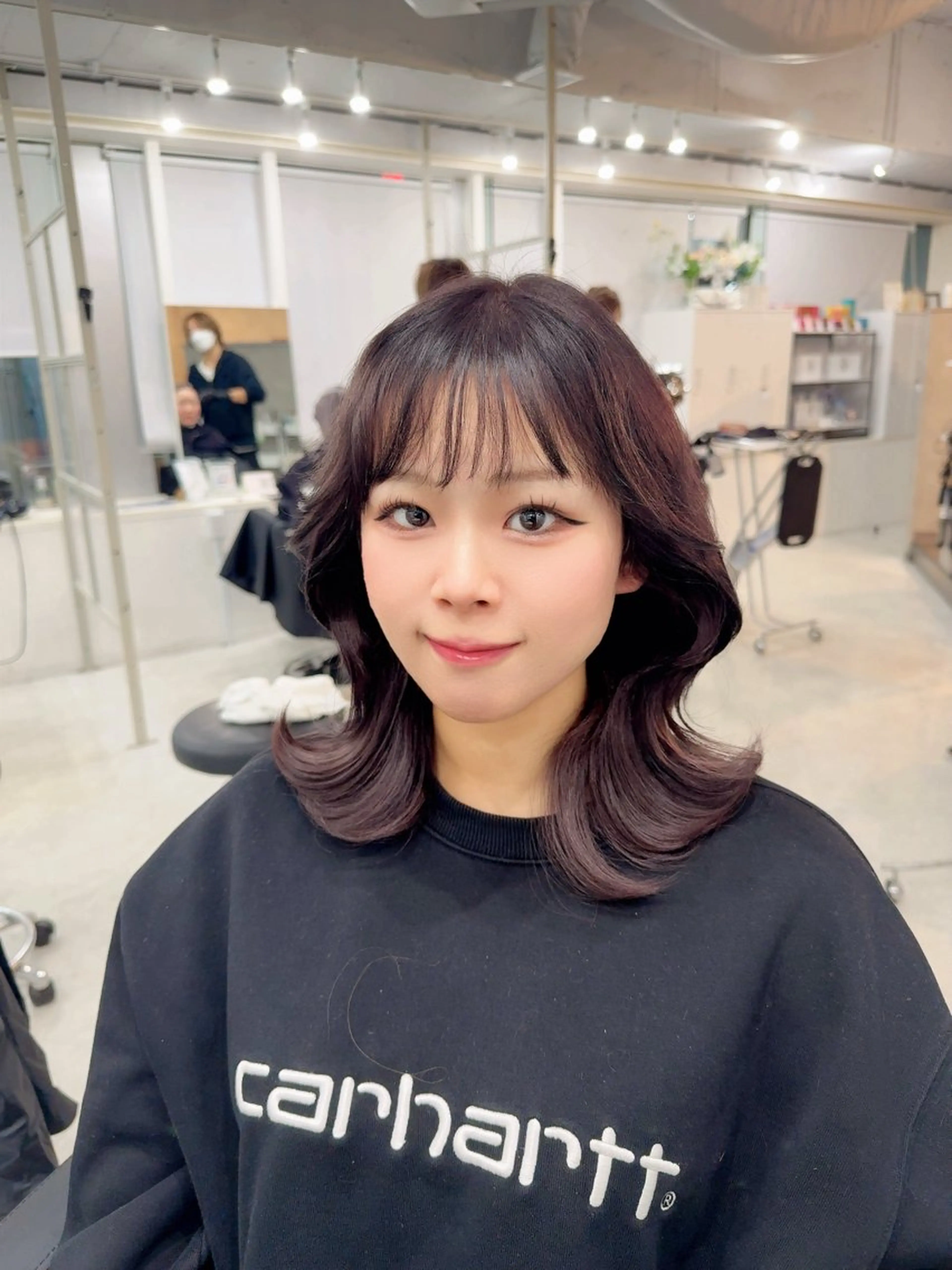 ミディアム MAHO/透明感カラ ー/髪質改善🍒のヘアスタイル