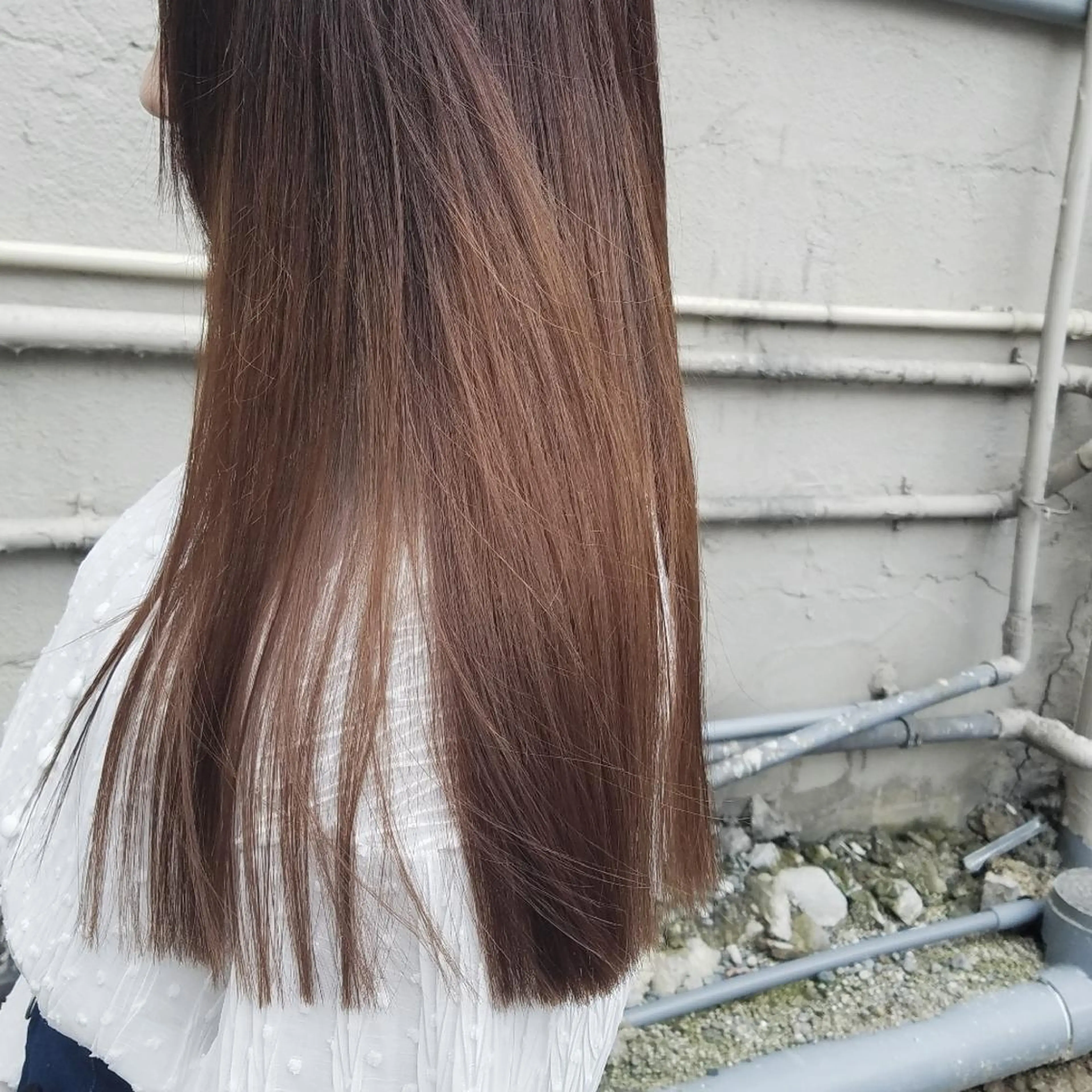 ロング カラー カット ヘアカラー Musiiik ホンダリサコのヘアスタイル