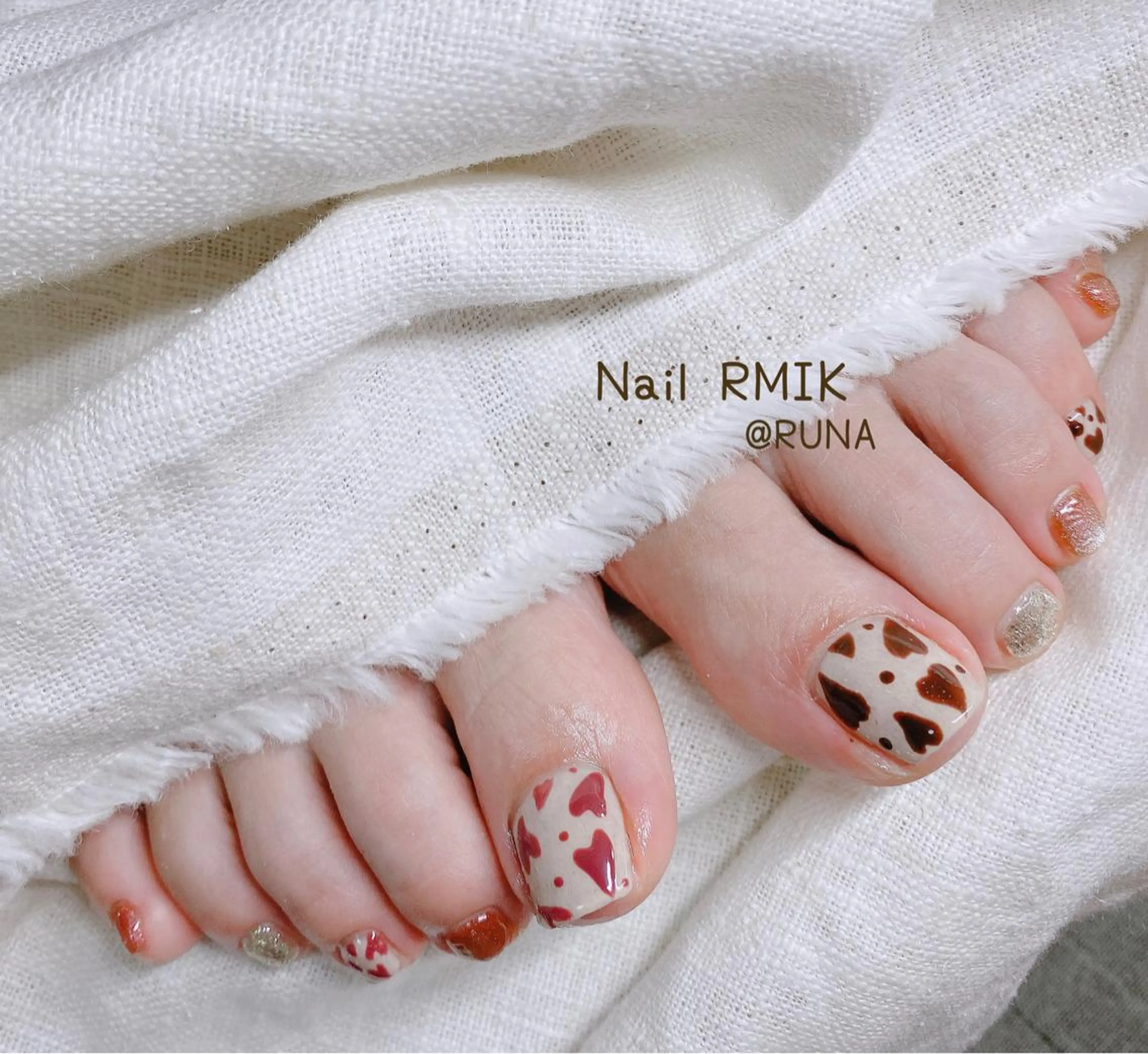 ネイル フットネイル nailsalon RMIKのネイルデザイン