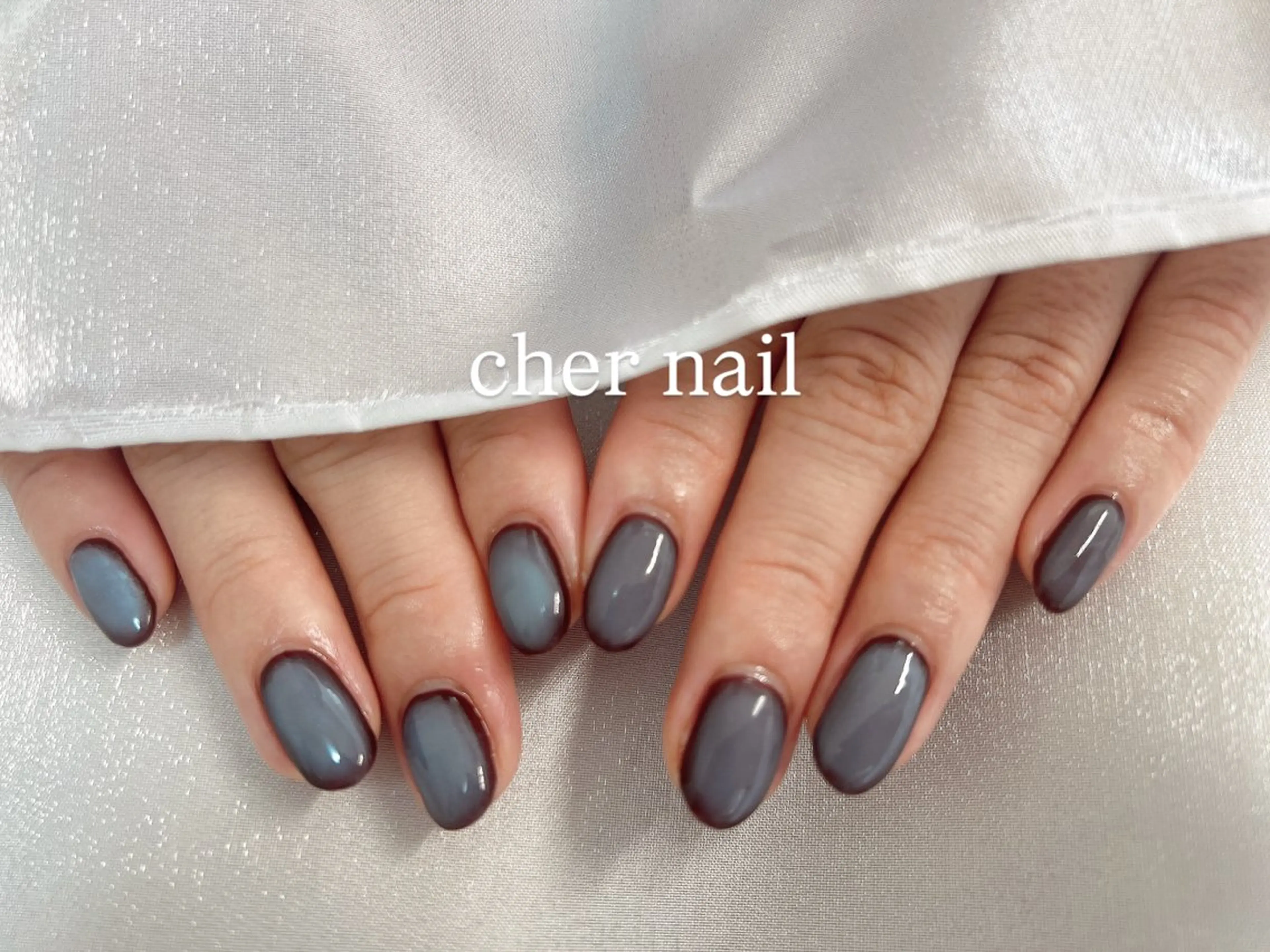 ネイル ブラウン CHER NAIL(シェルネイル)所属・cher loydのネイルデザイン