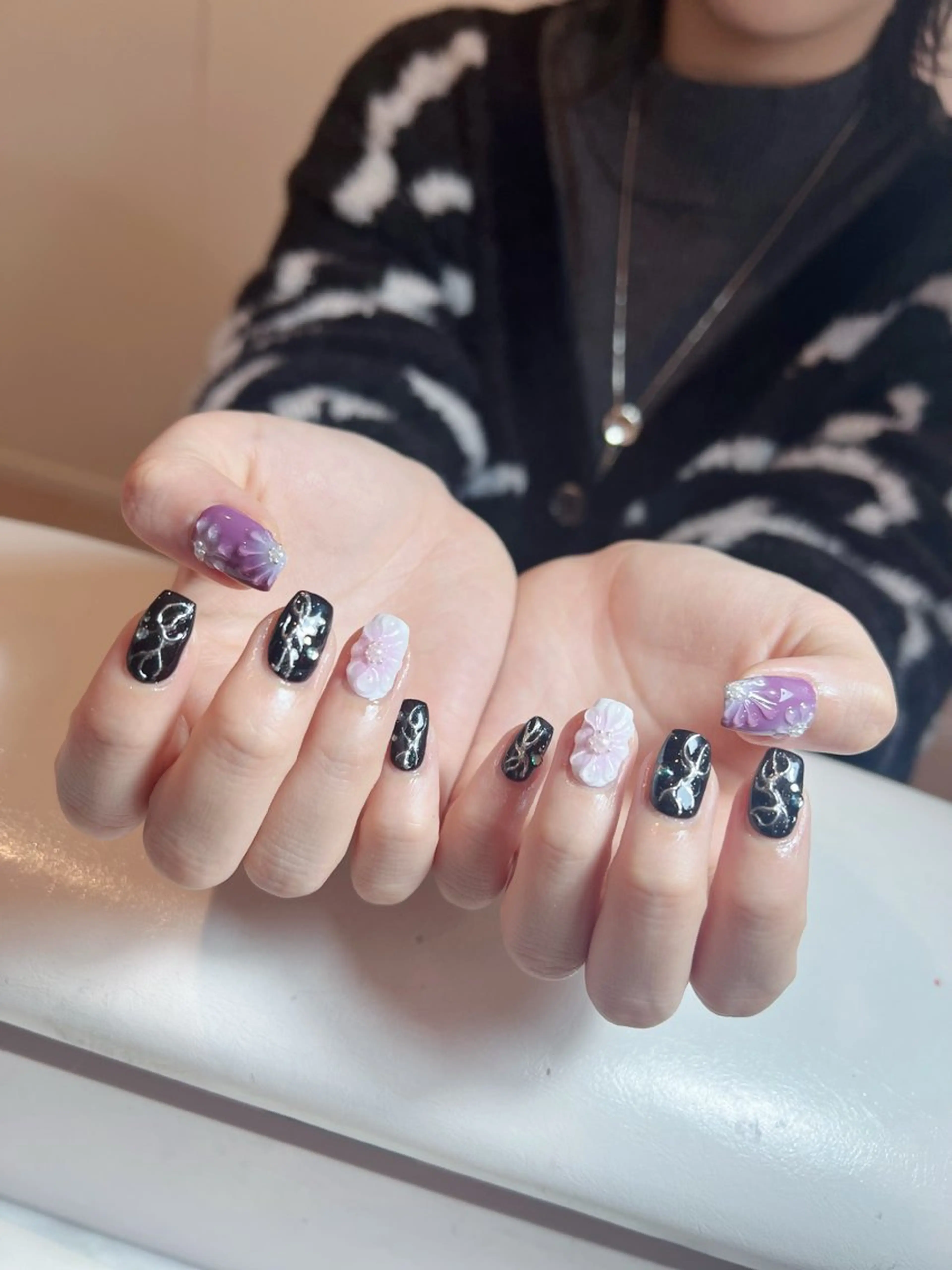ネイル グラデーション キラキラネイル ピンク RUBY Nail 日暮里店のネイルデザイン