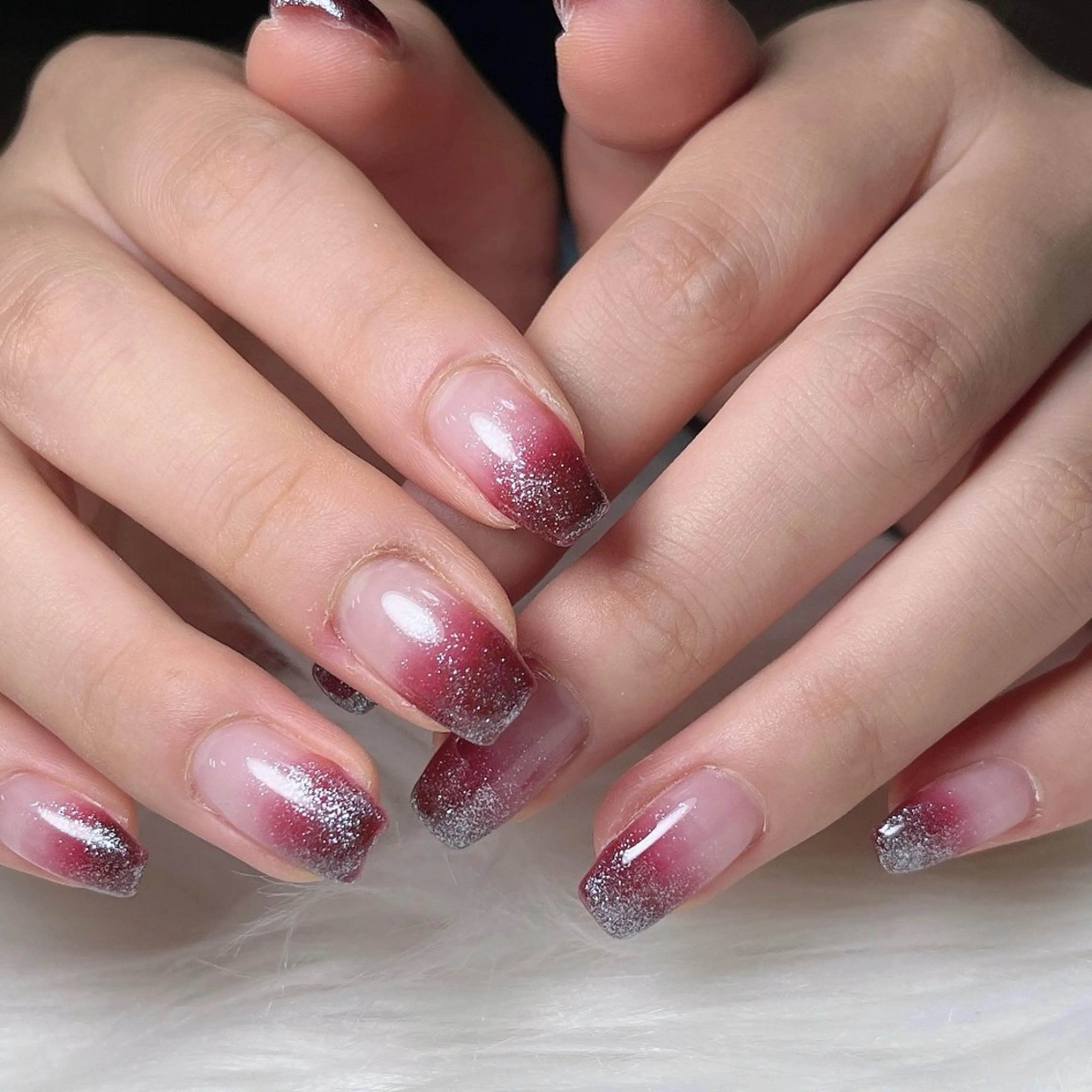 ネイル 韓国ネイル ラメ(グリッター) 持ち込み ハンドネイル 🐕🦺Yappy 💗A-tanのネイルデザイン