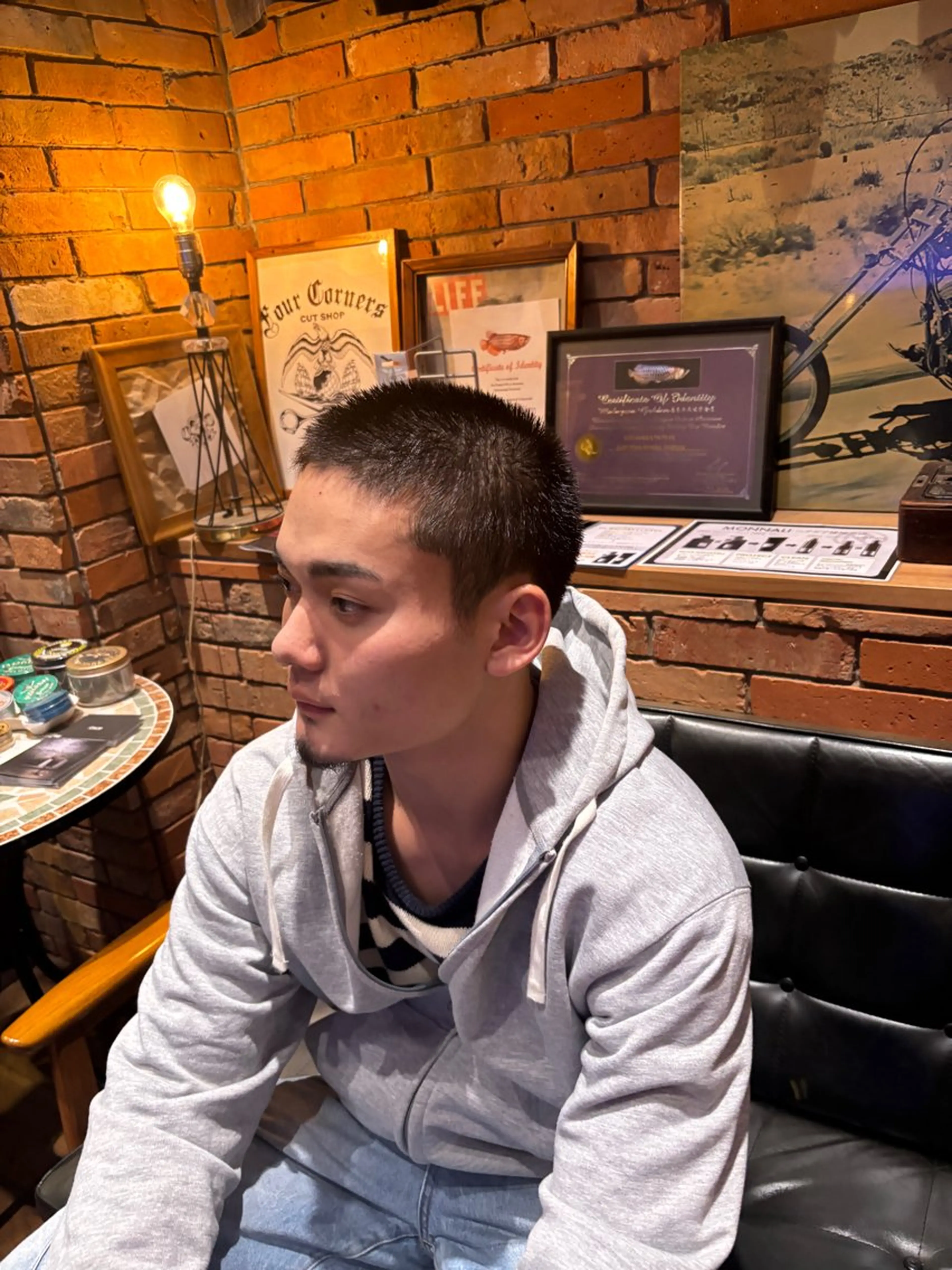 ショート フォーコーナーズカットショップ本店所属・設楽 カットモデル募集中のヘアスタイル