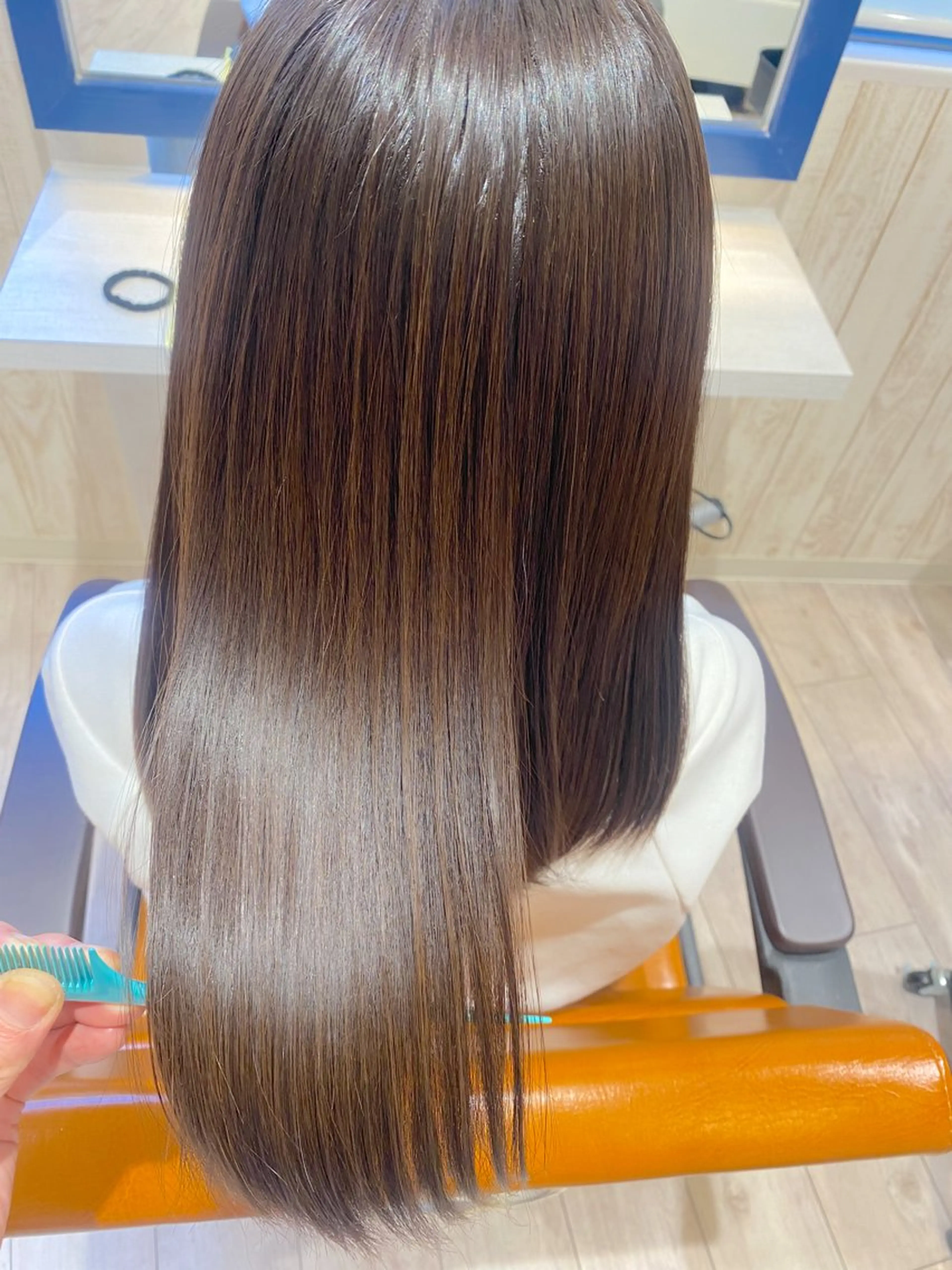 ミディアム 小島あゆ美/髪質改善 /縮毛矯正/ケラコラのヘアスタイル