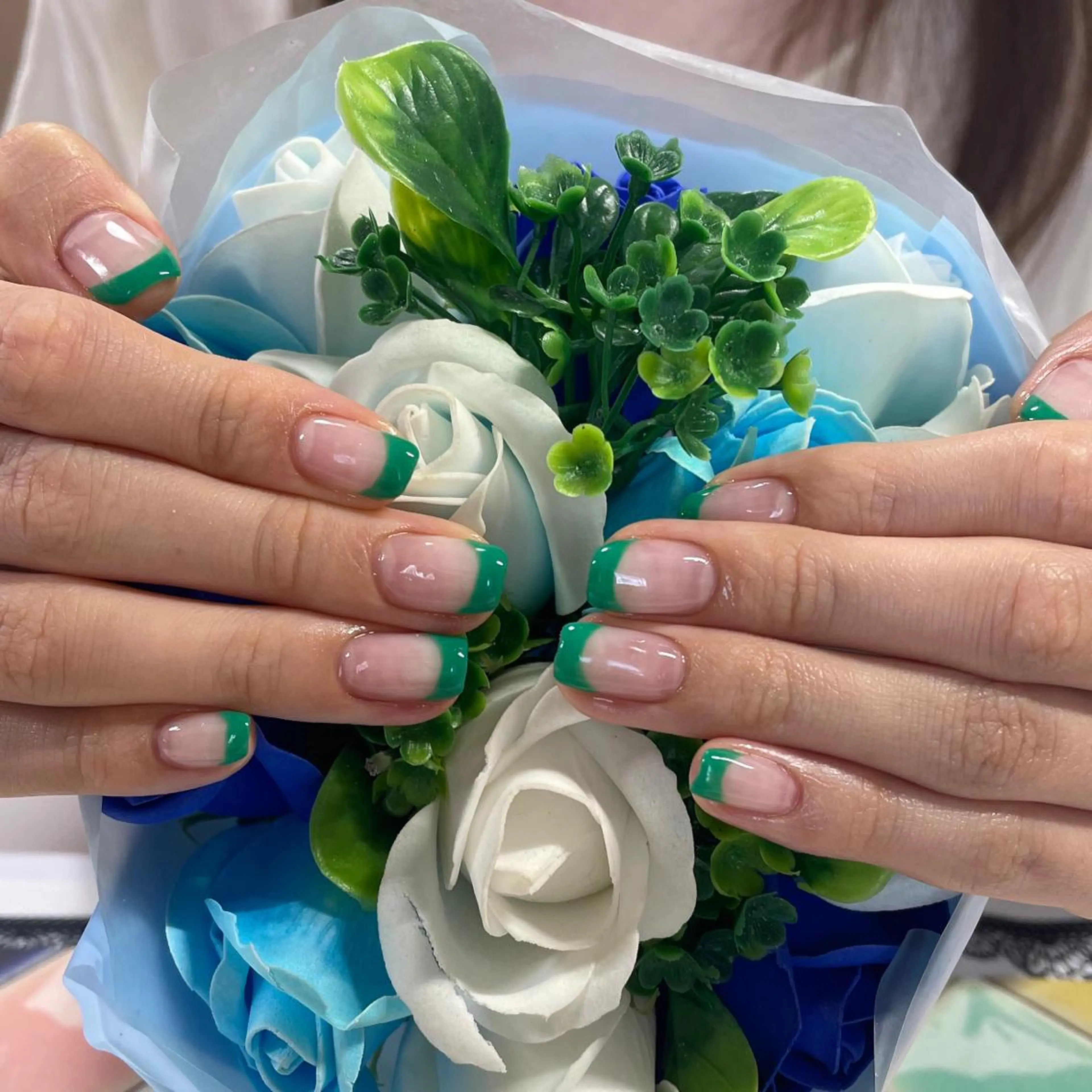 ネイル フレンチネイル 奥園 良恵のネイルデザイン