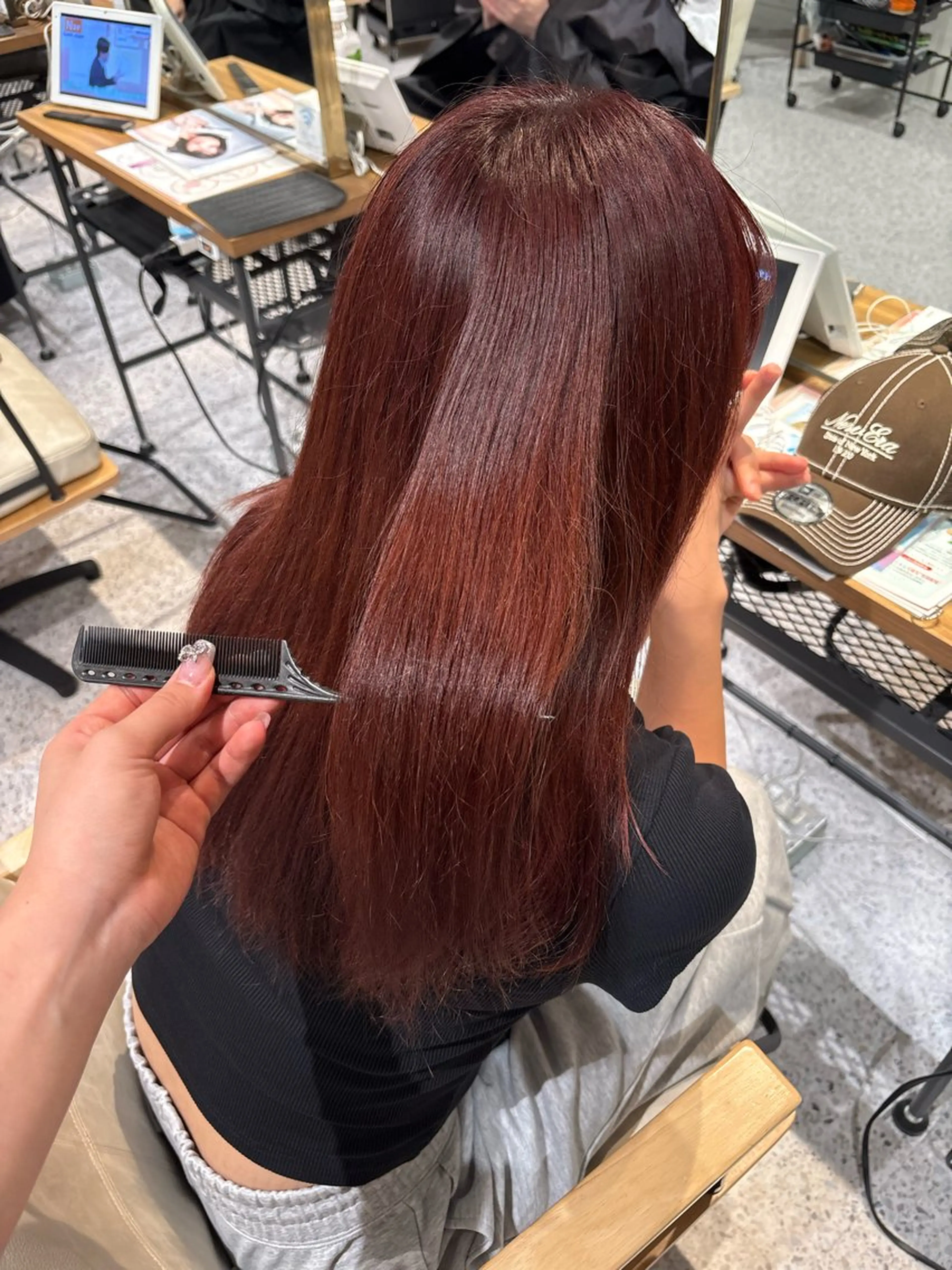 ロング カラー ヘアカラー ブリーチ/カラー りん🩷のヘアスタイル