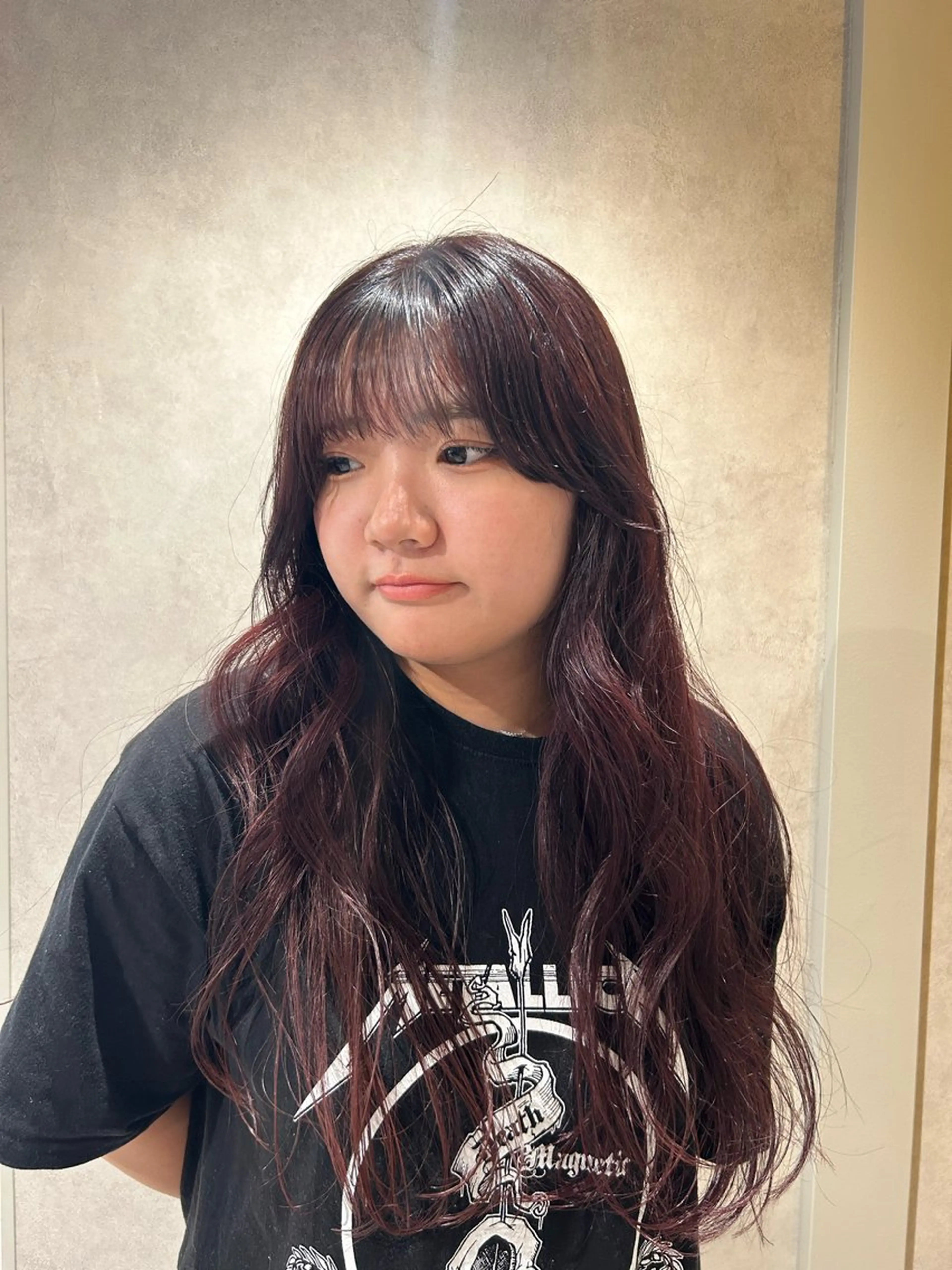 ロング カラー ヘアカラー ayano🍒暖色 カラー/カーリーヘアのヘアスタイル