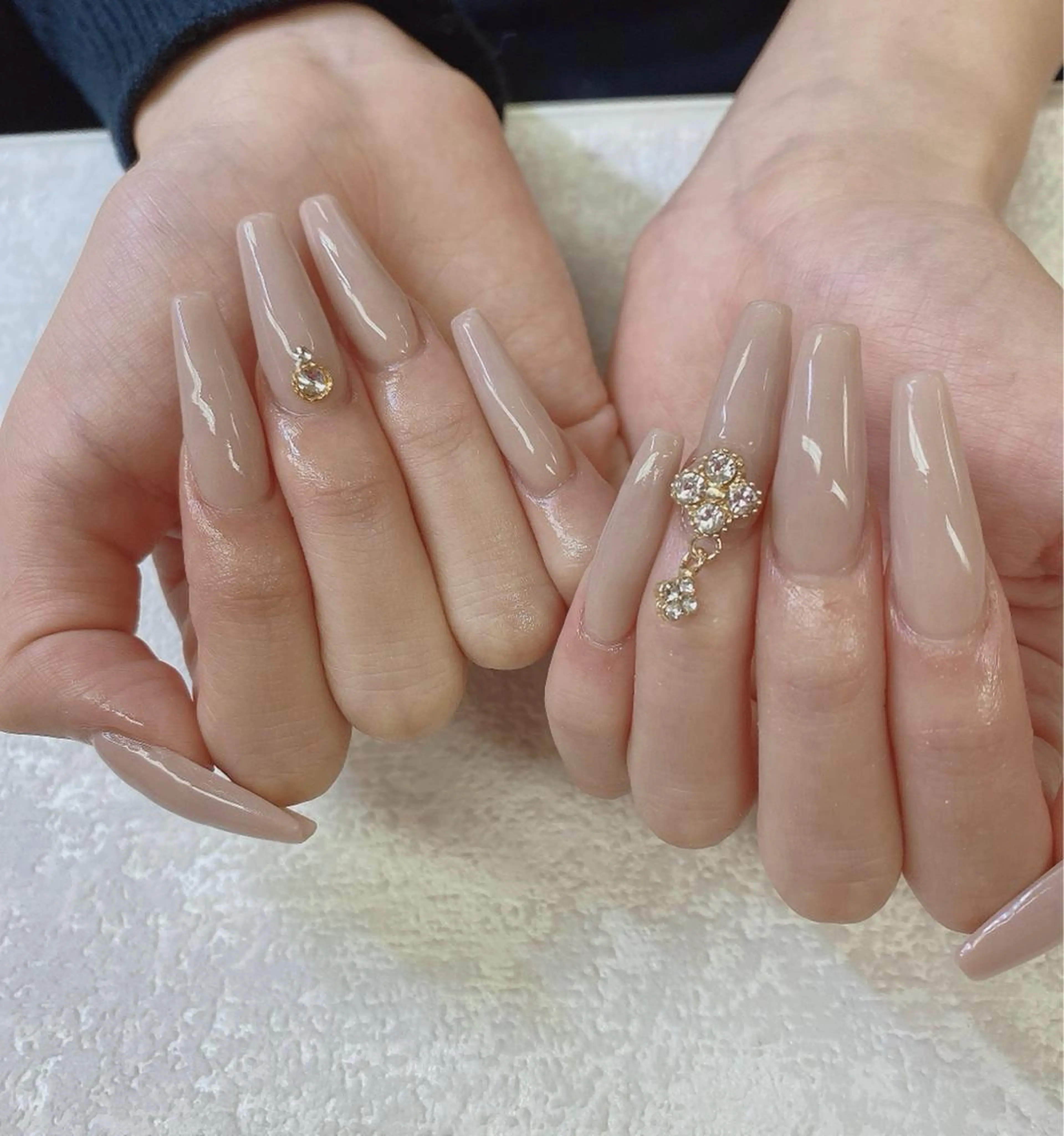 ロング ハンドネイル JNA認定講師🌸 RIEのネイルデザイン