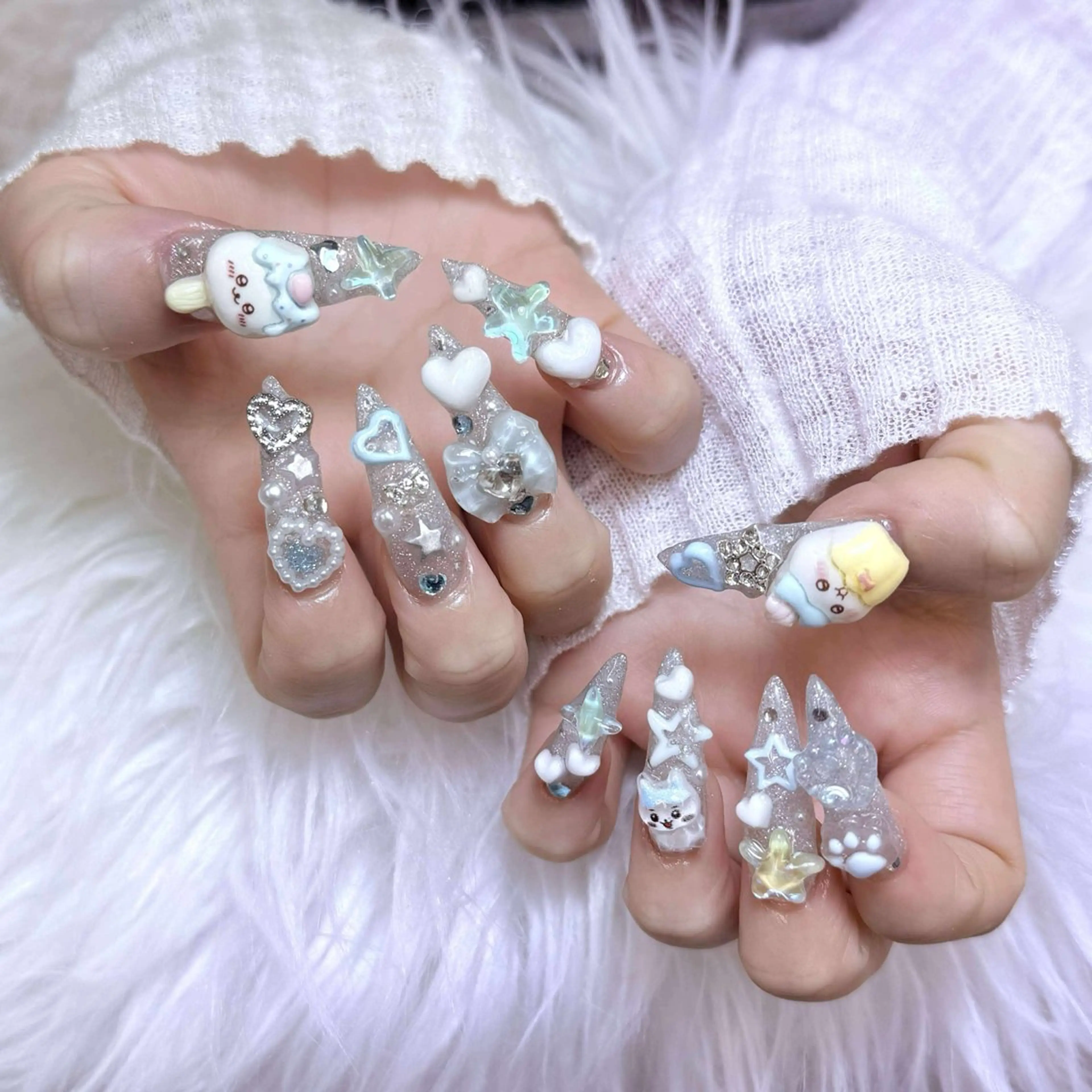 ネイル ハンドネイル ANH NAIL ゴテゴテ専門店💎のネイルデザイン