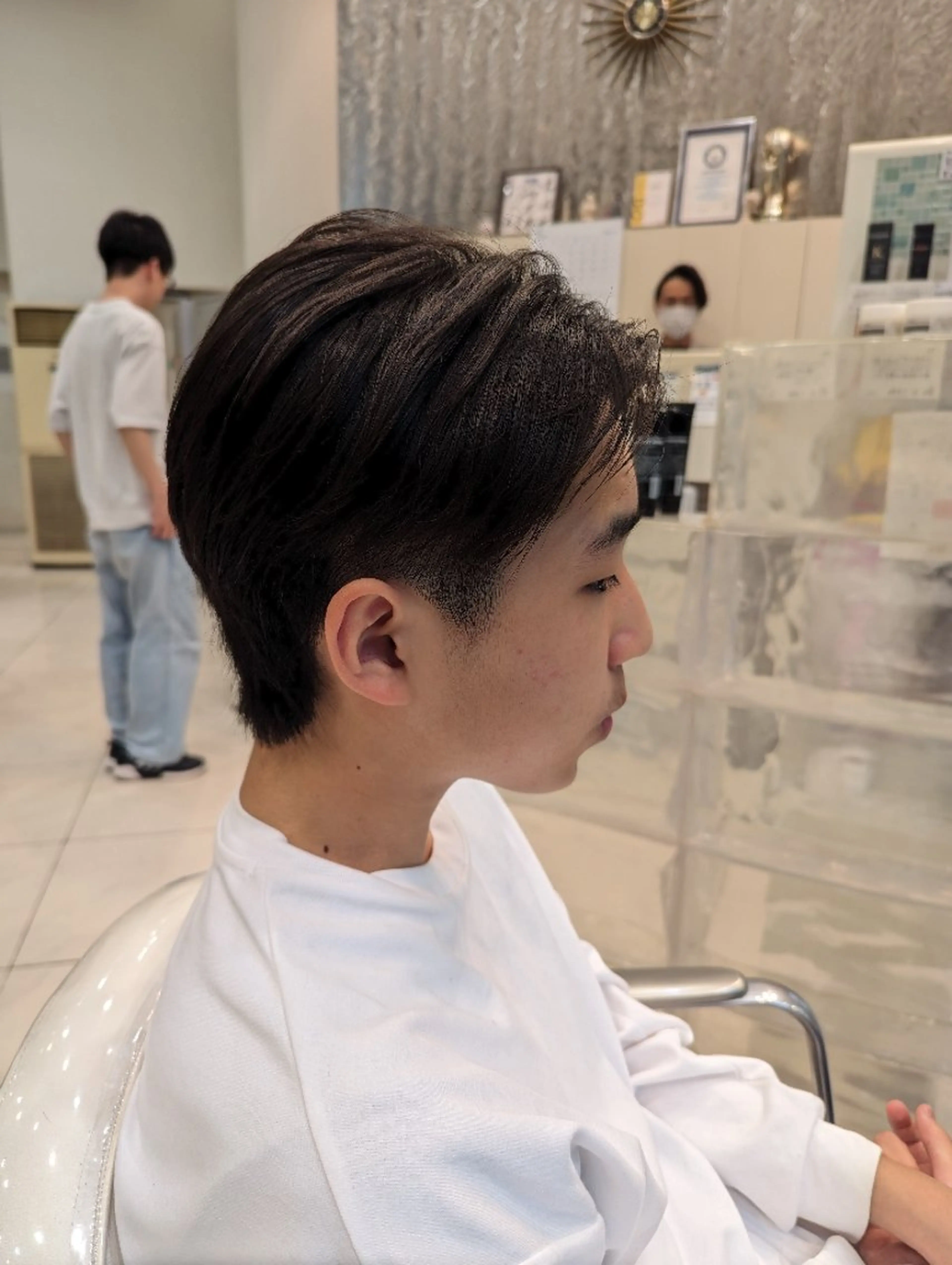 ショート パーマ 縮毛矯正 骨格補正パーマ◎ 上村保幸のヘアスタイル