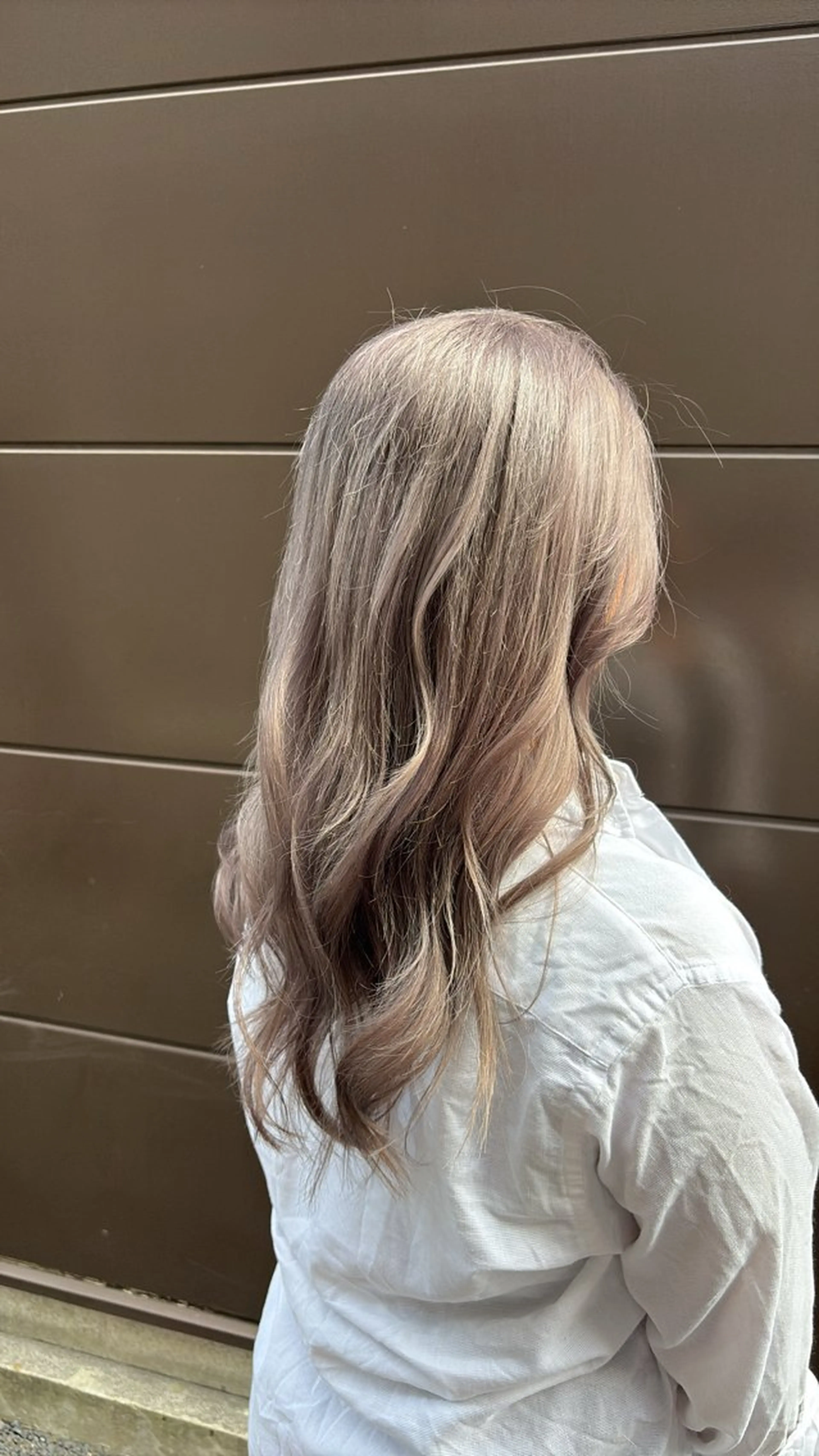セミロング カット ヘアカラー 小沢 真澄のヘアスタイル