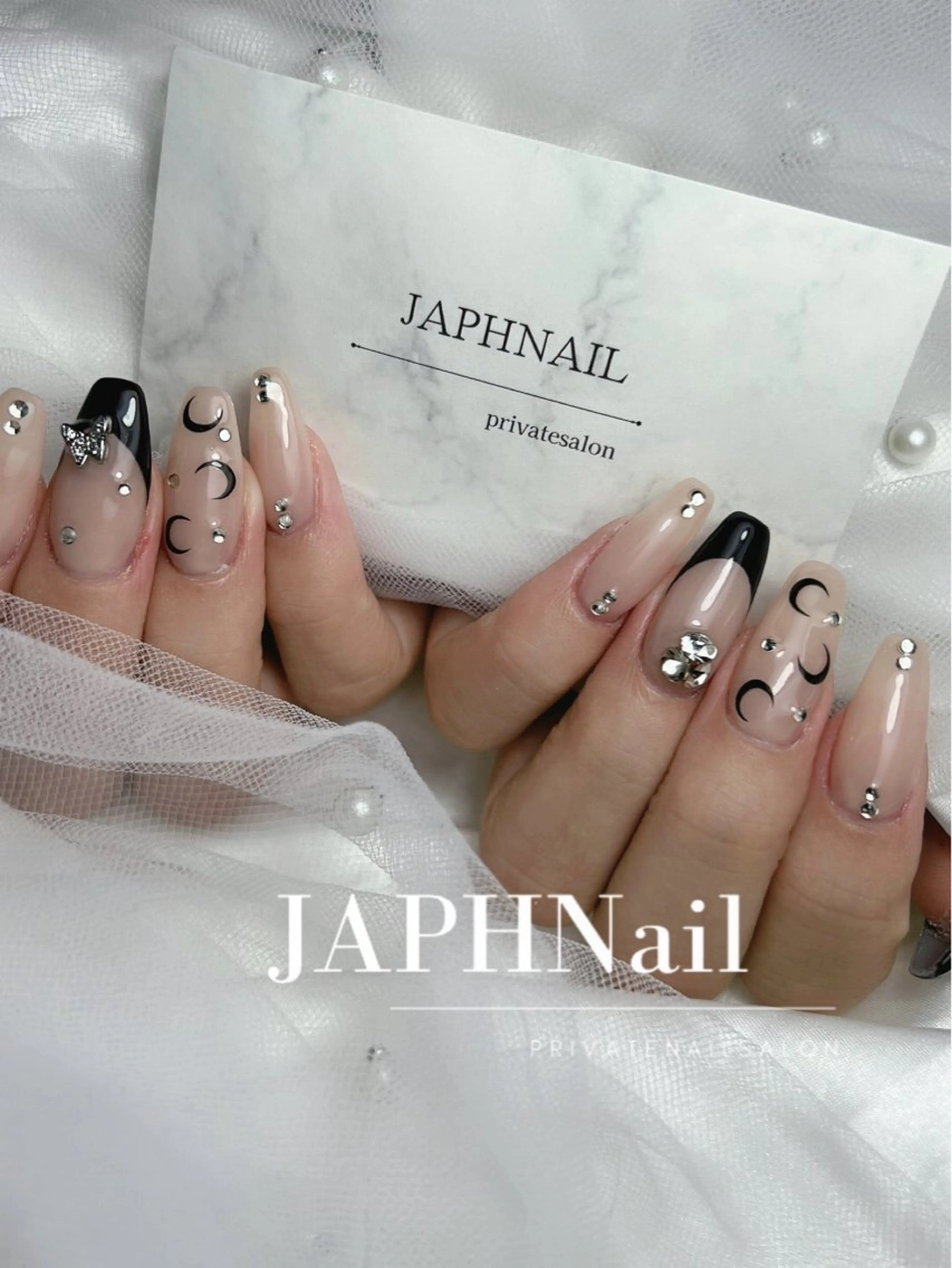 ネイル フレンチネイル 持ち込み ネイルチップ NailSalon /JAPHのネイルデザイン