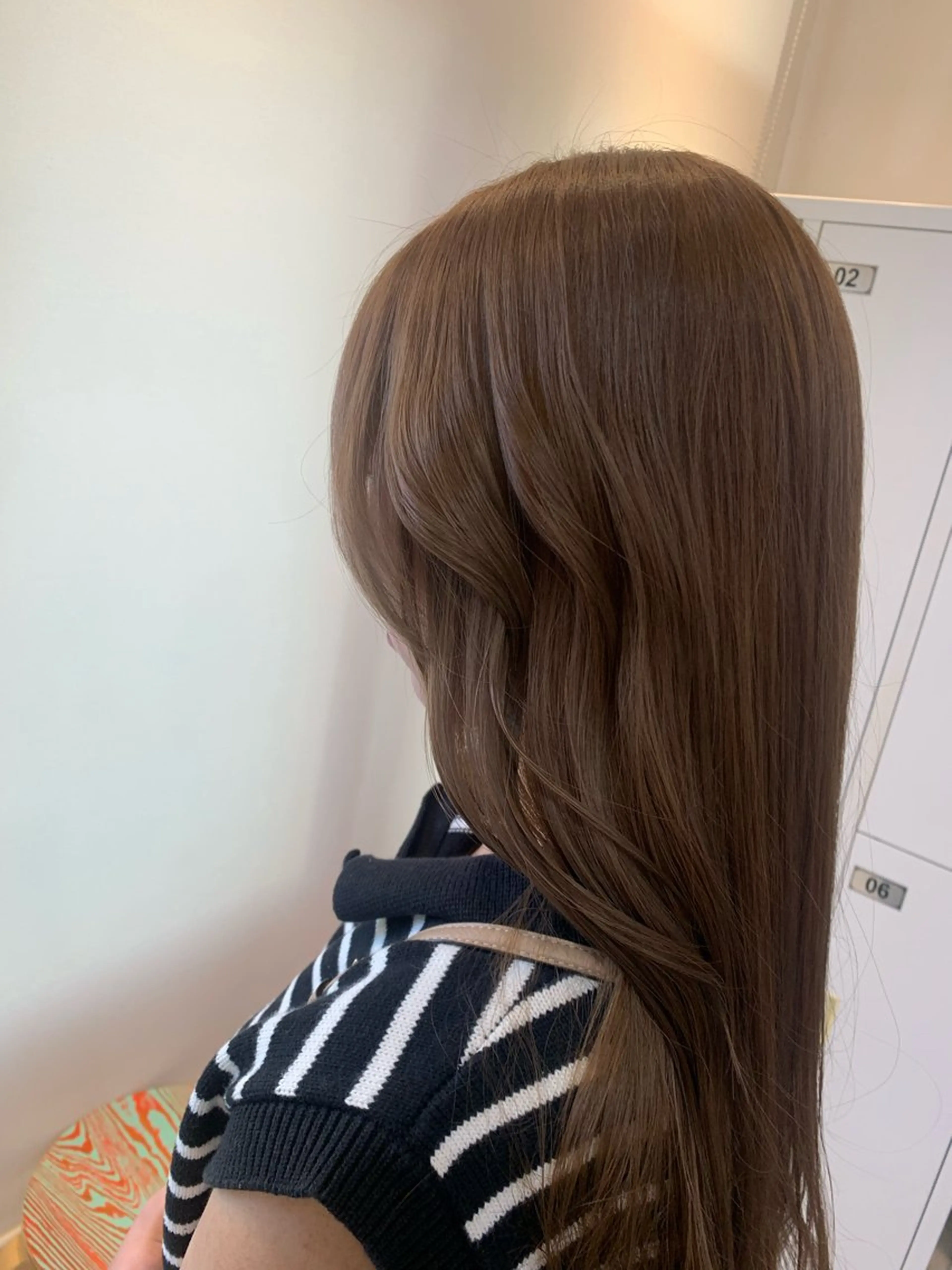 カラー ブリーチ ブリーチなしカラー もとよし ももかのヘアスタイル