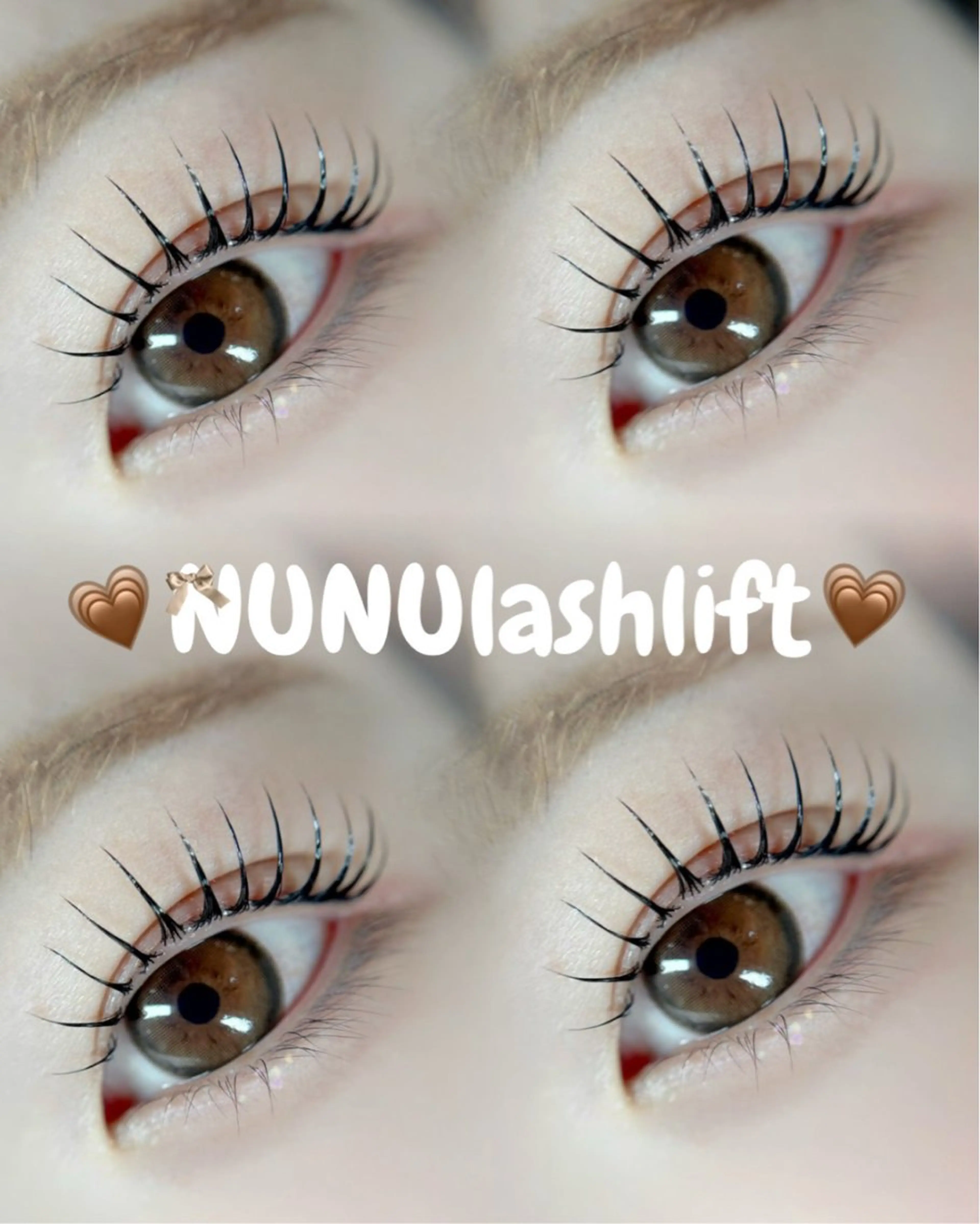 NUNU lashlift 韓国束感パーマ🇰🇷Level3🇰🇷内部補修＆まつ毛カラー付🖤の写真
