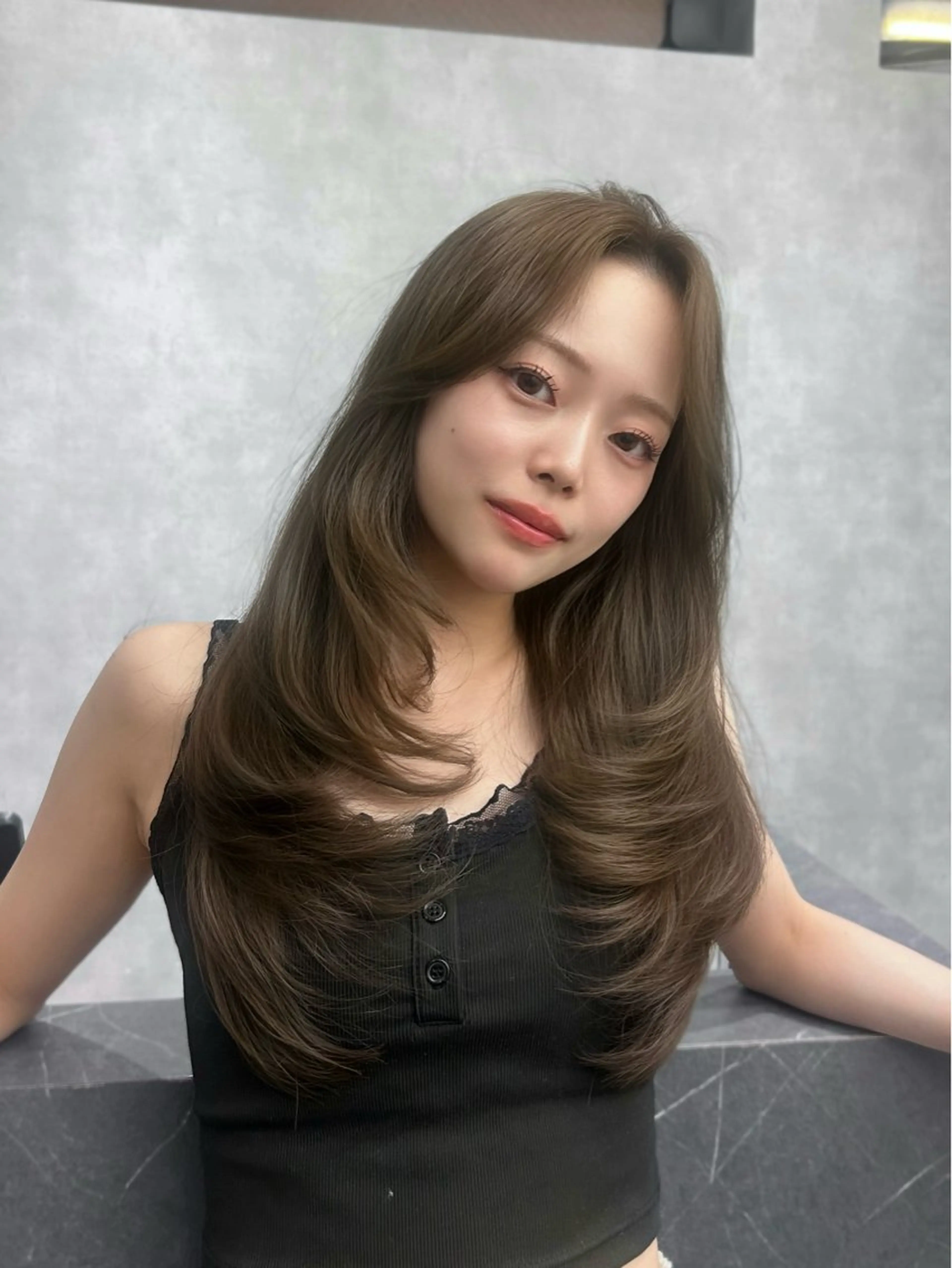 ロング レイヤーカット カット ヘアカラー トリートメント 大人レイヤー/艶髪 🇺🇸TOMONAのヘアスタイル