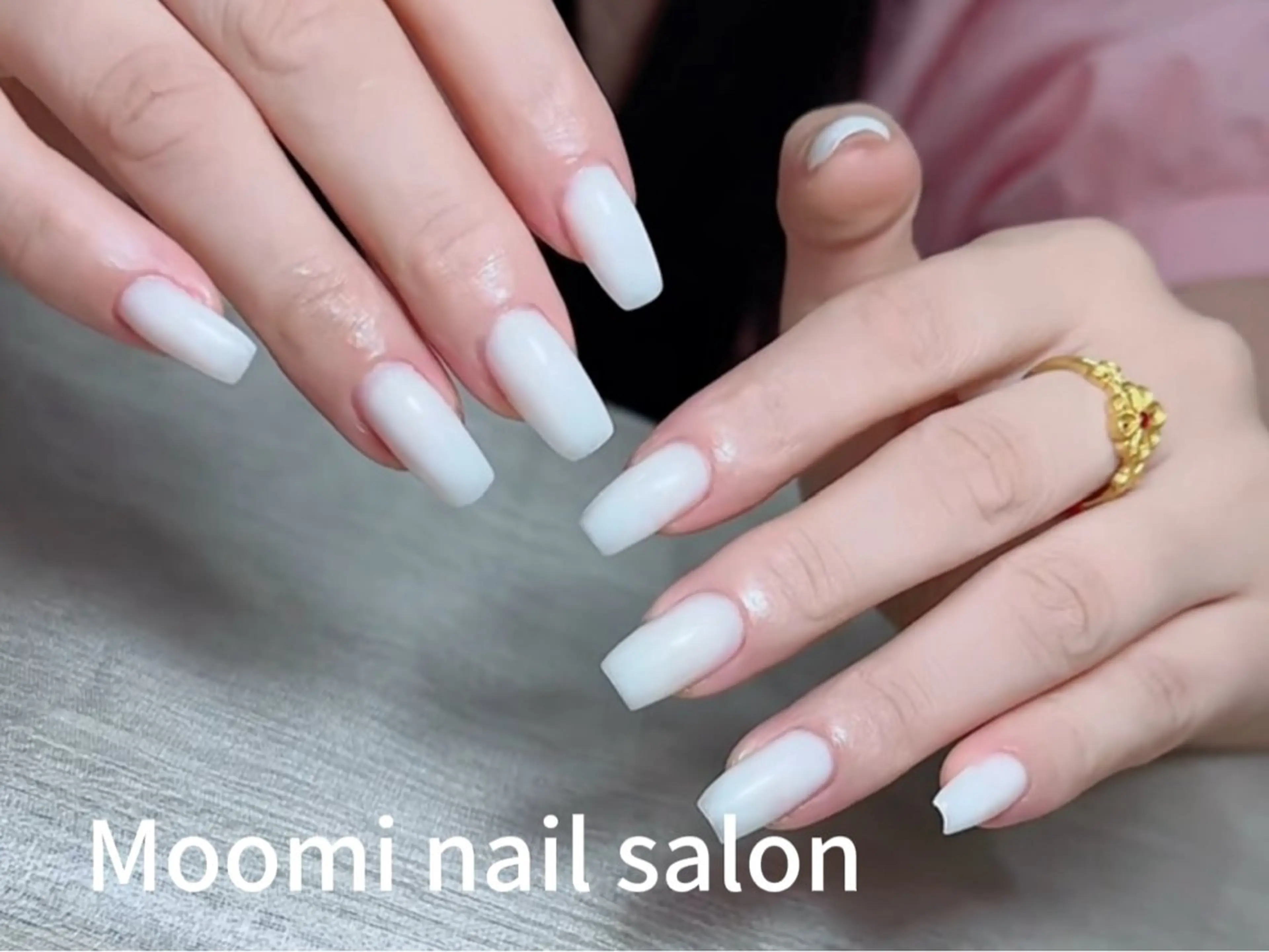 ロング ハンドネイル Moomi あずりのネイルデザイン
