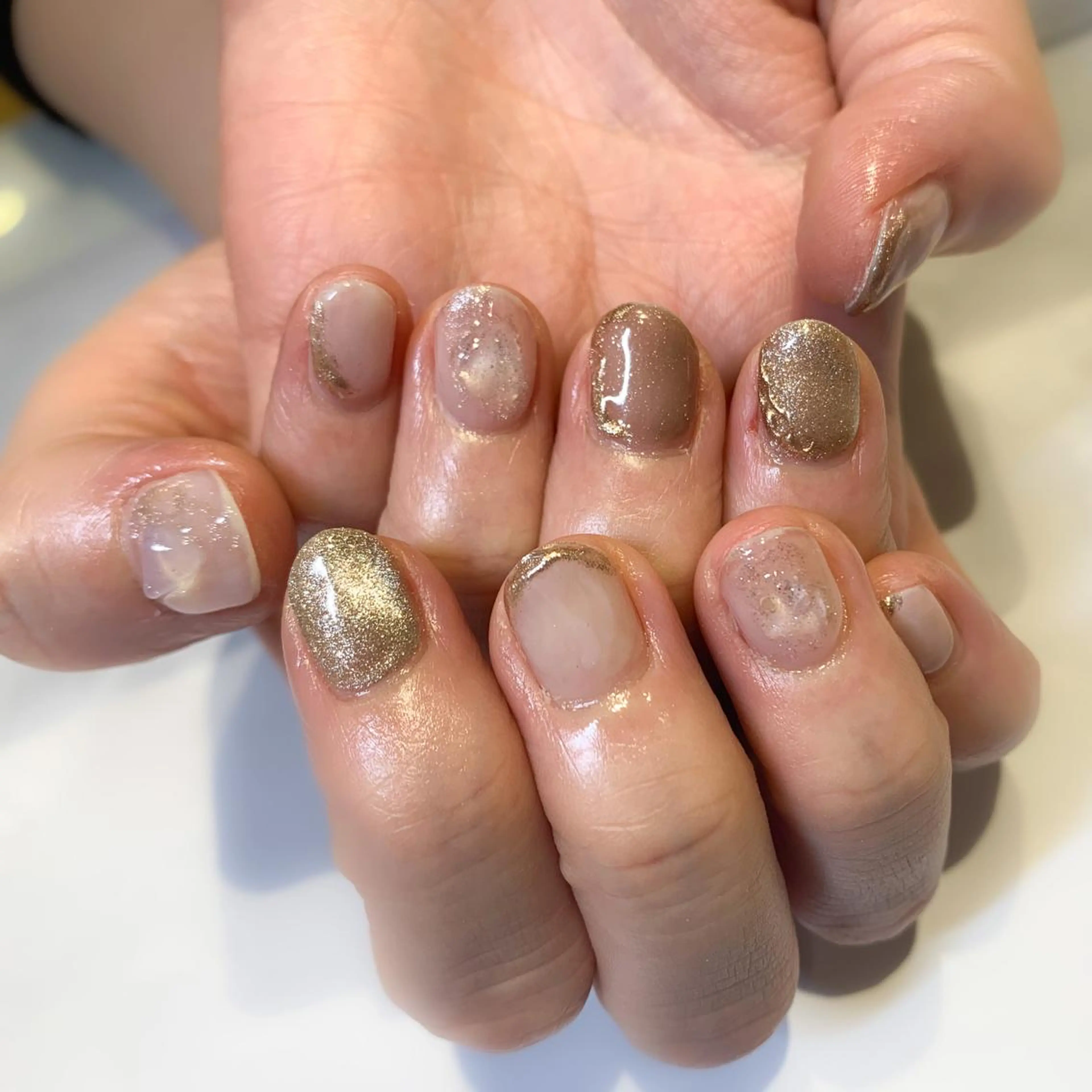 ネイル ニュアンスネイル nail* runa🌻のネイルデザイン
