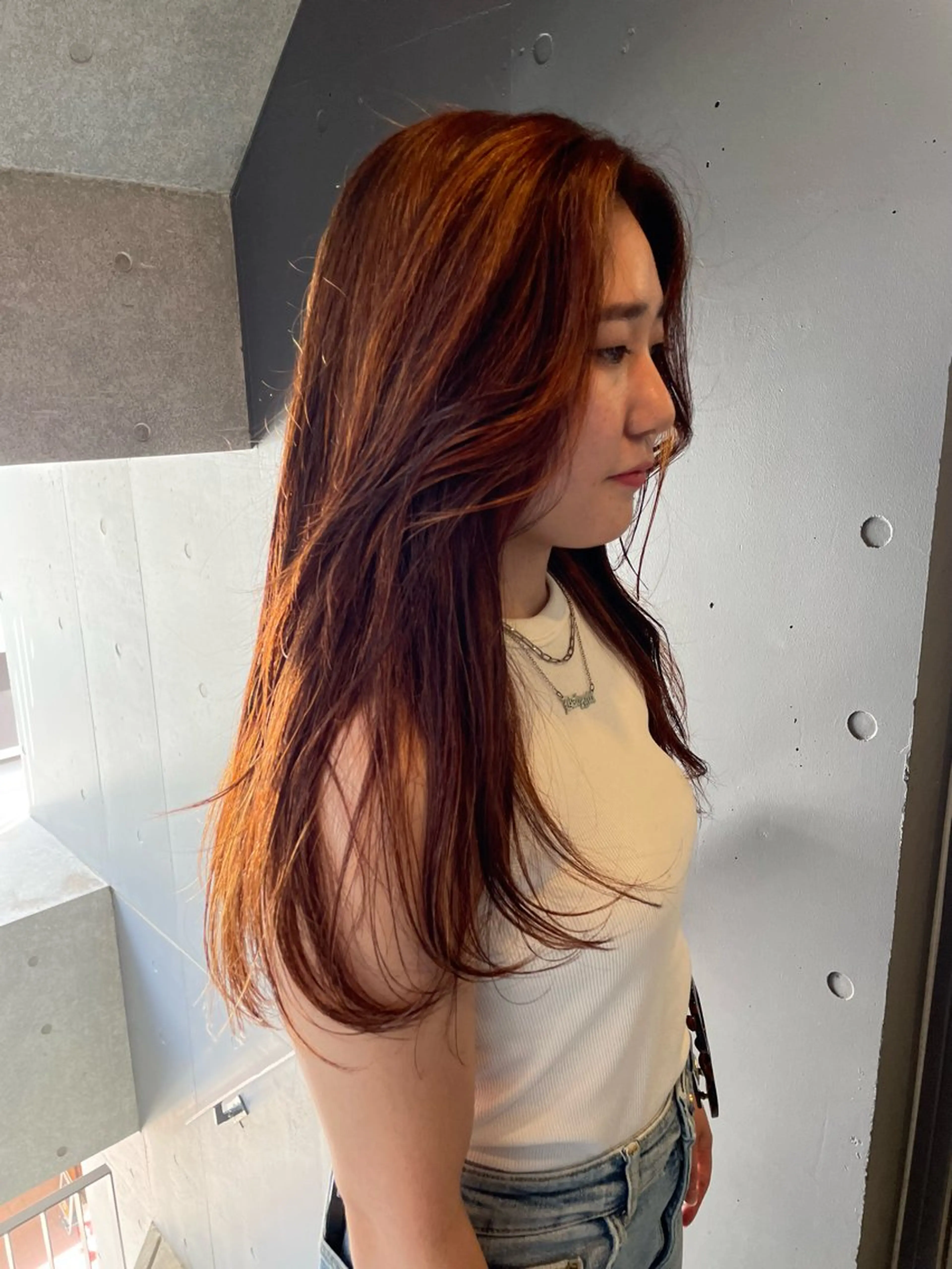 ロング カラー shoko/ 海外ガール風パーマのヘアスタイル