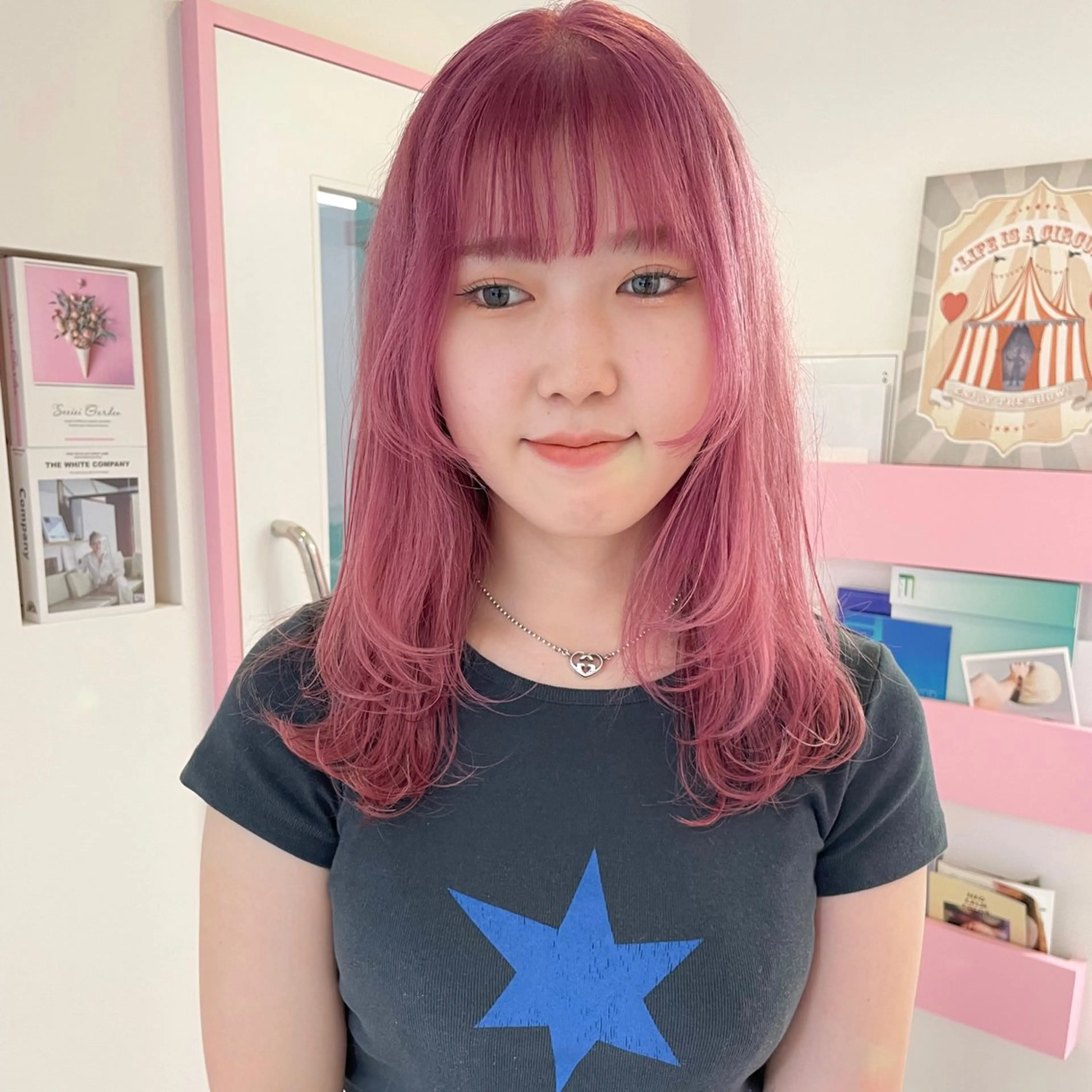 セミロング カラー カット ヘアカラー トリートメント ボブ特化✨ 松本竜之介のヘアスタイル