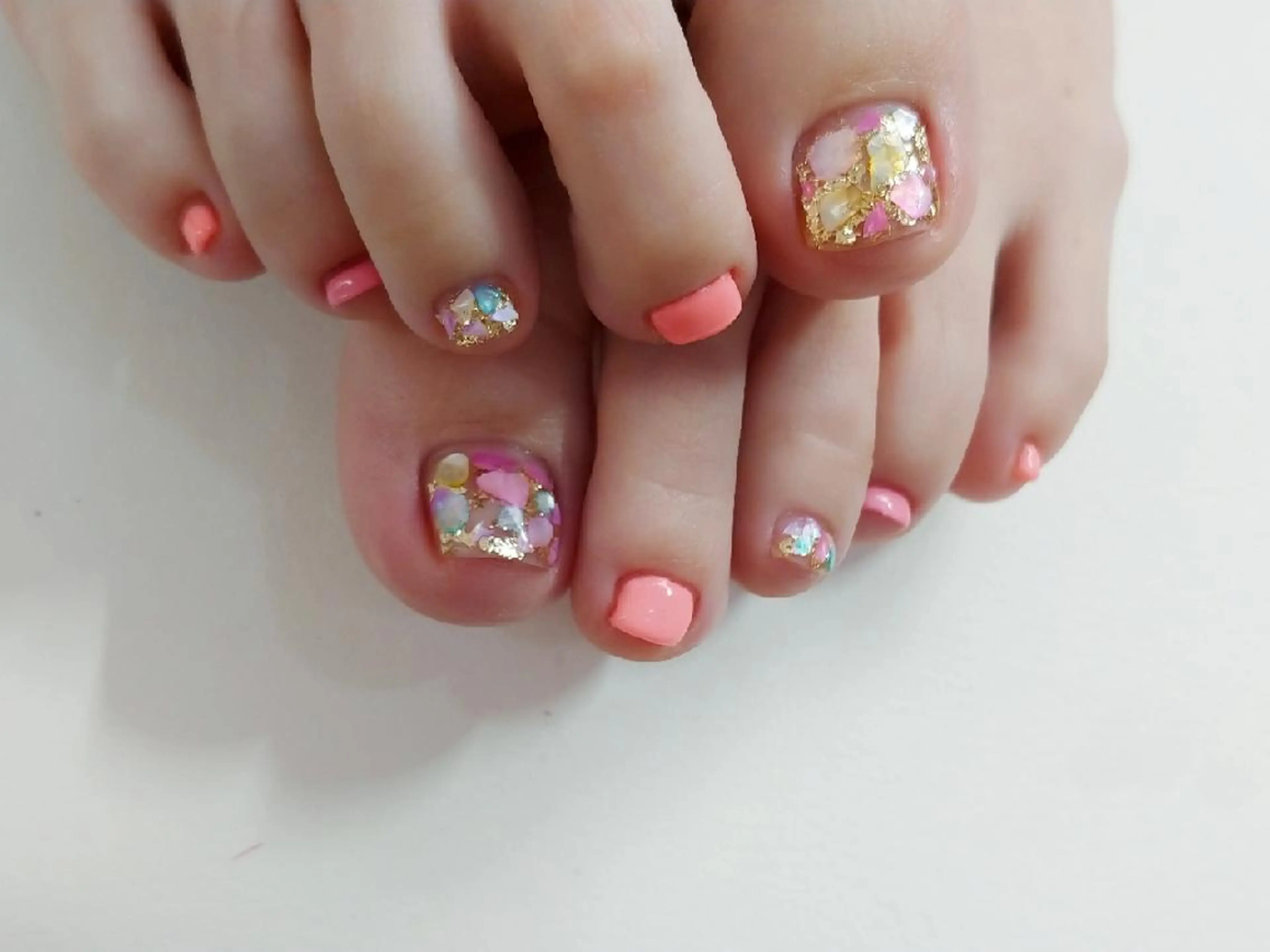 ネイル 持ち込み フットネイル nail  Culleoのネイルデザイン