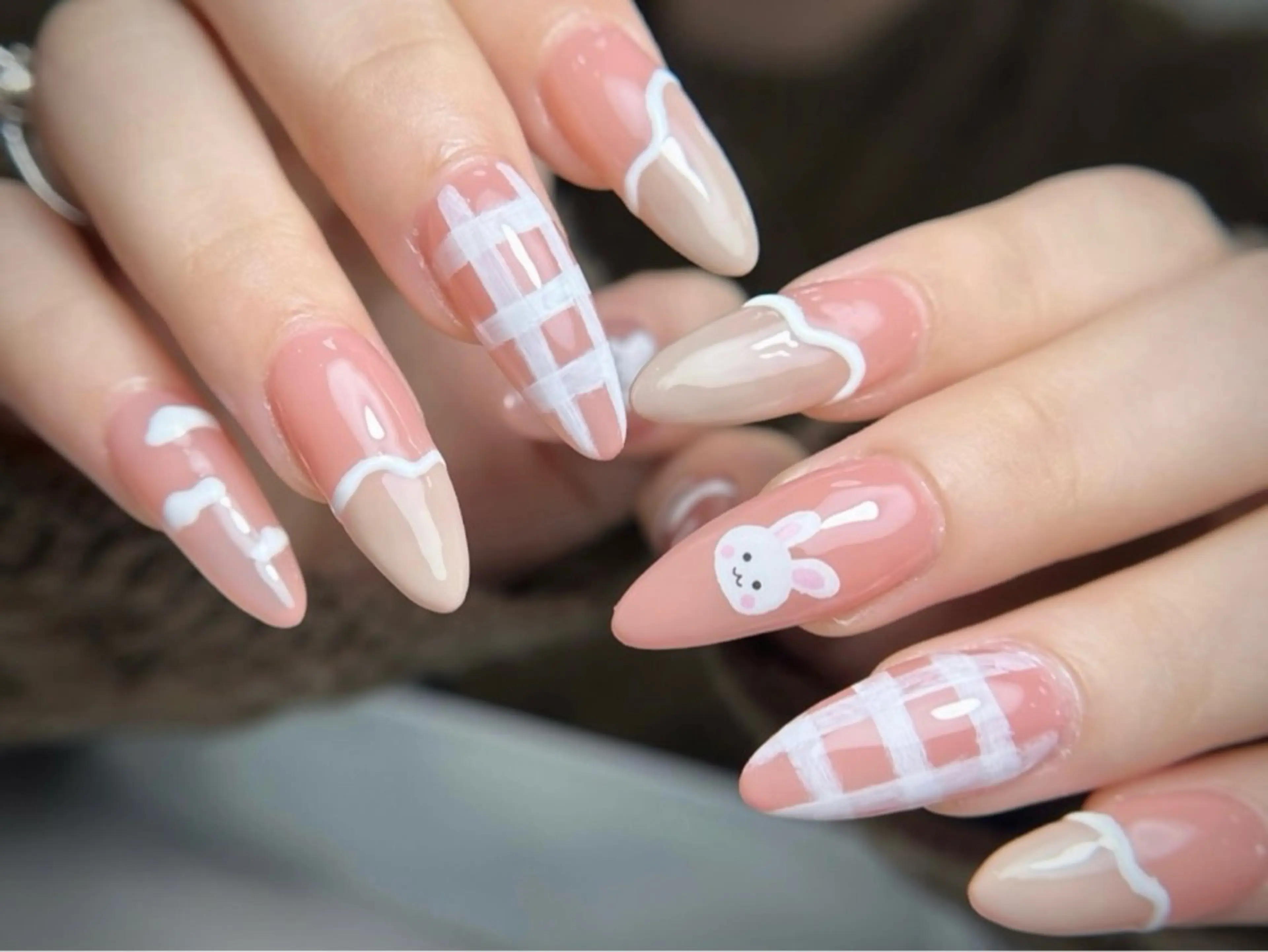 ネイル アートネイル 成人式 ジェルネイル ニュアンスネイル ネイルチップ Kora Nailのネイルデザイン