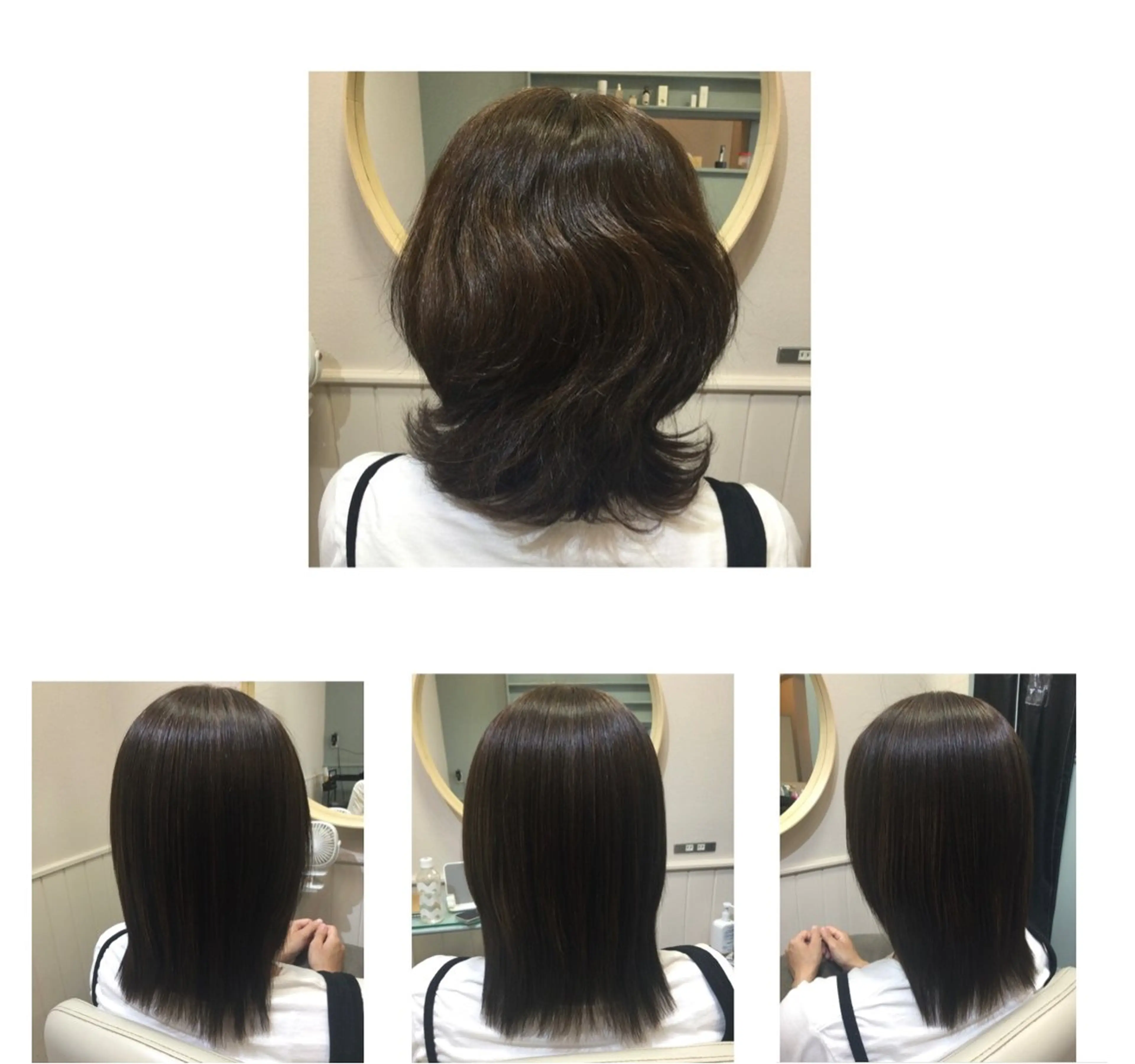 ミディアム ハイライト 髪質改善 レイヤーカット トリートメント カット 縮毛矯正 トリートメント ✨髪質改善美容師✨ Less シバタのヘアスタイル