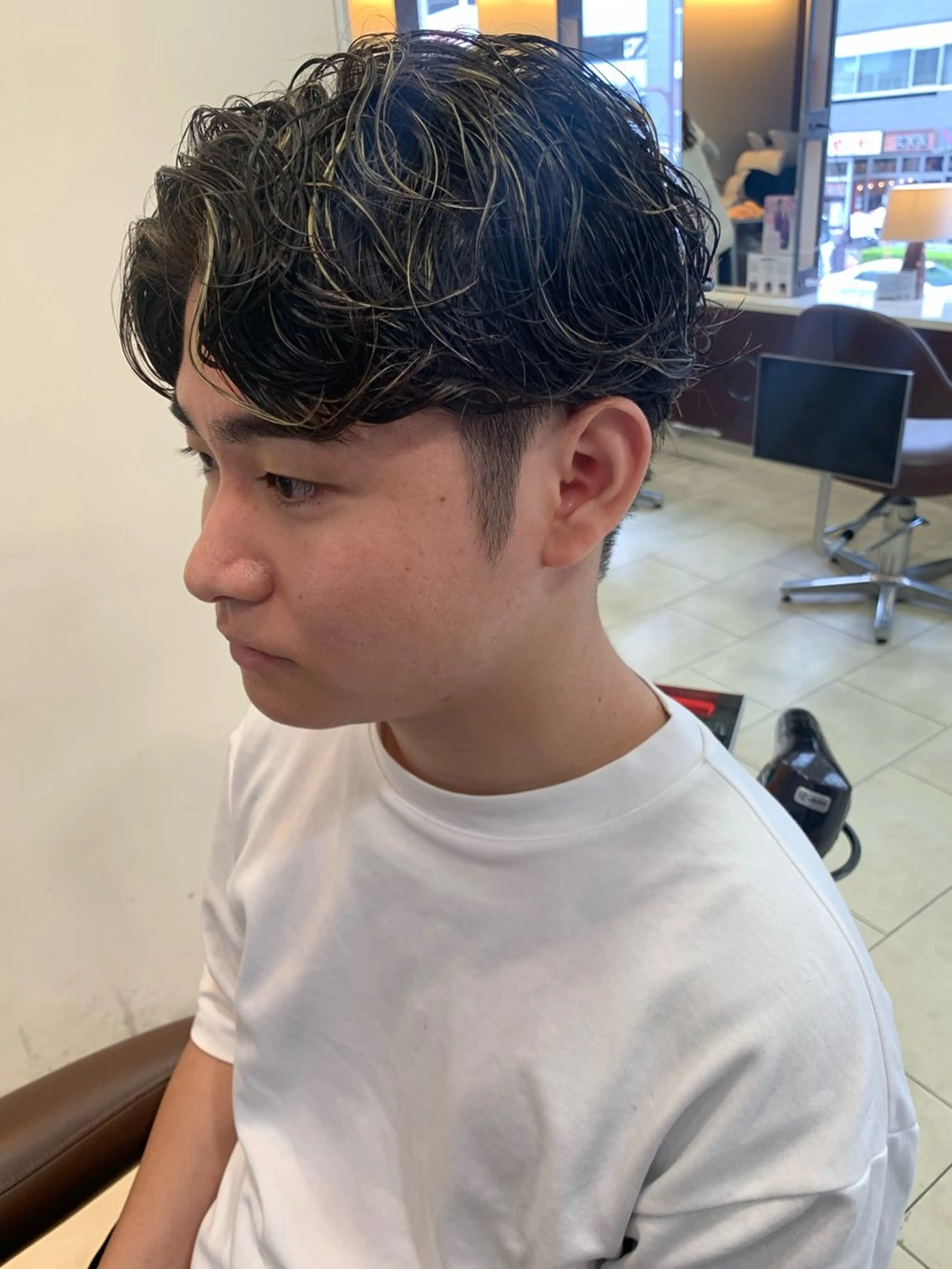 ショート カラー メンズ ヘアカラー 甲斐 司のヘアスタイル